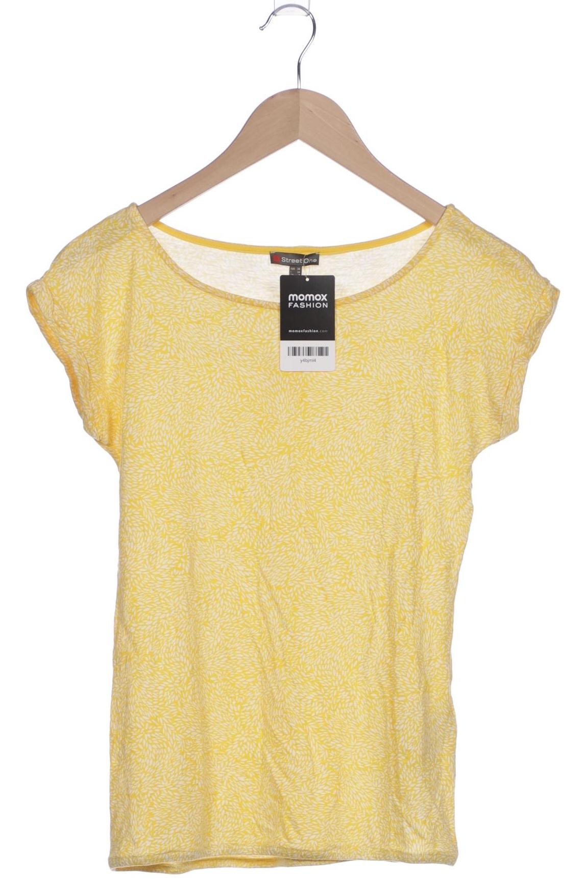 

Street One Damen T-Shirt, gelb, Gr. 34