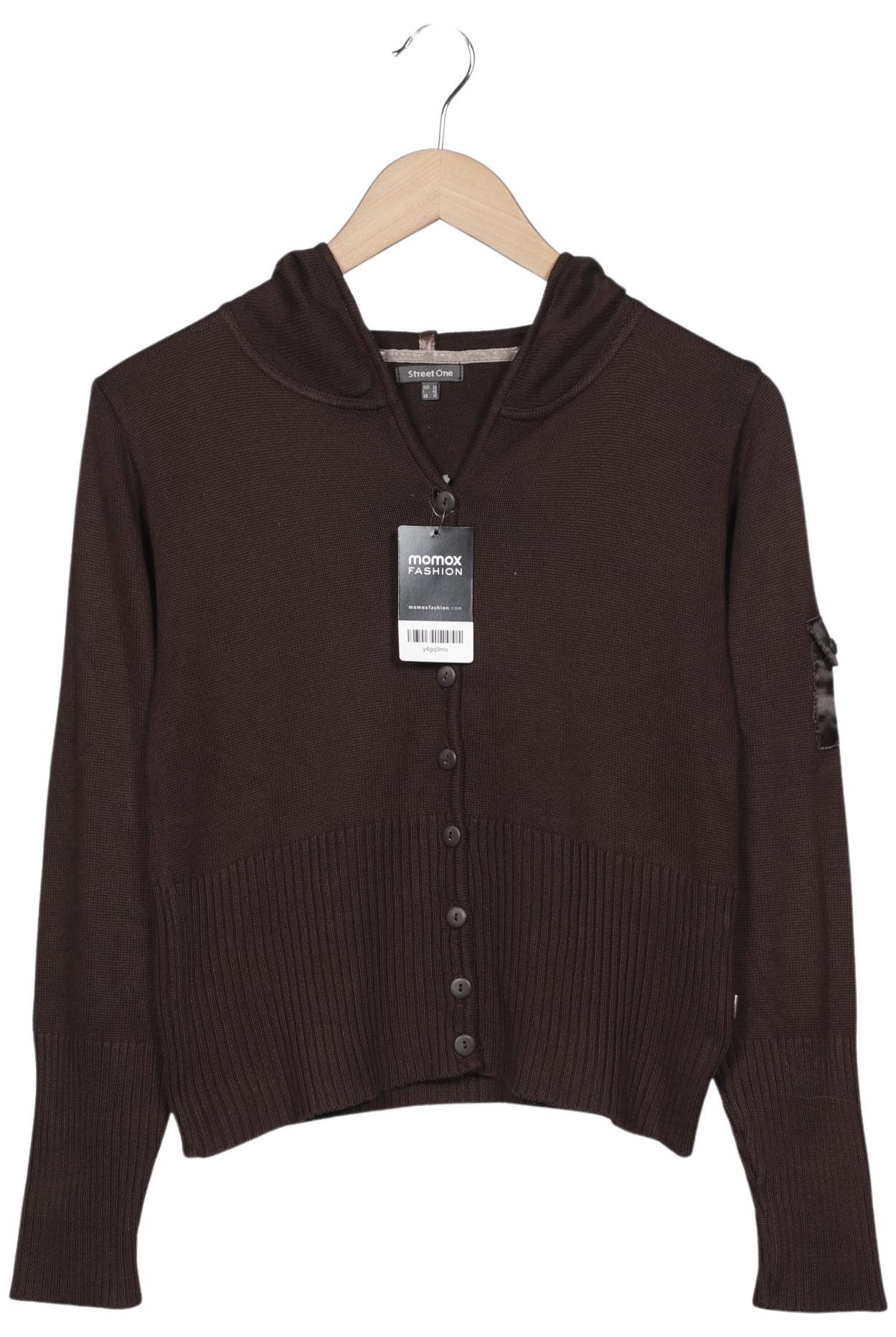 

Street One Damen Strickjacke, braun, Gr. 38