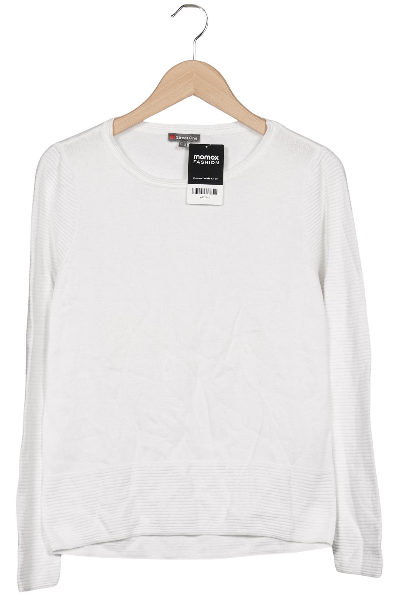

Street One Damen Pullover, weiß, Gr. 36