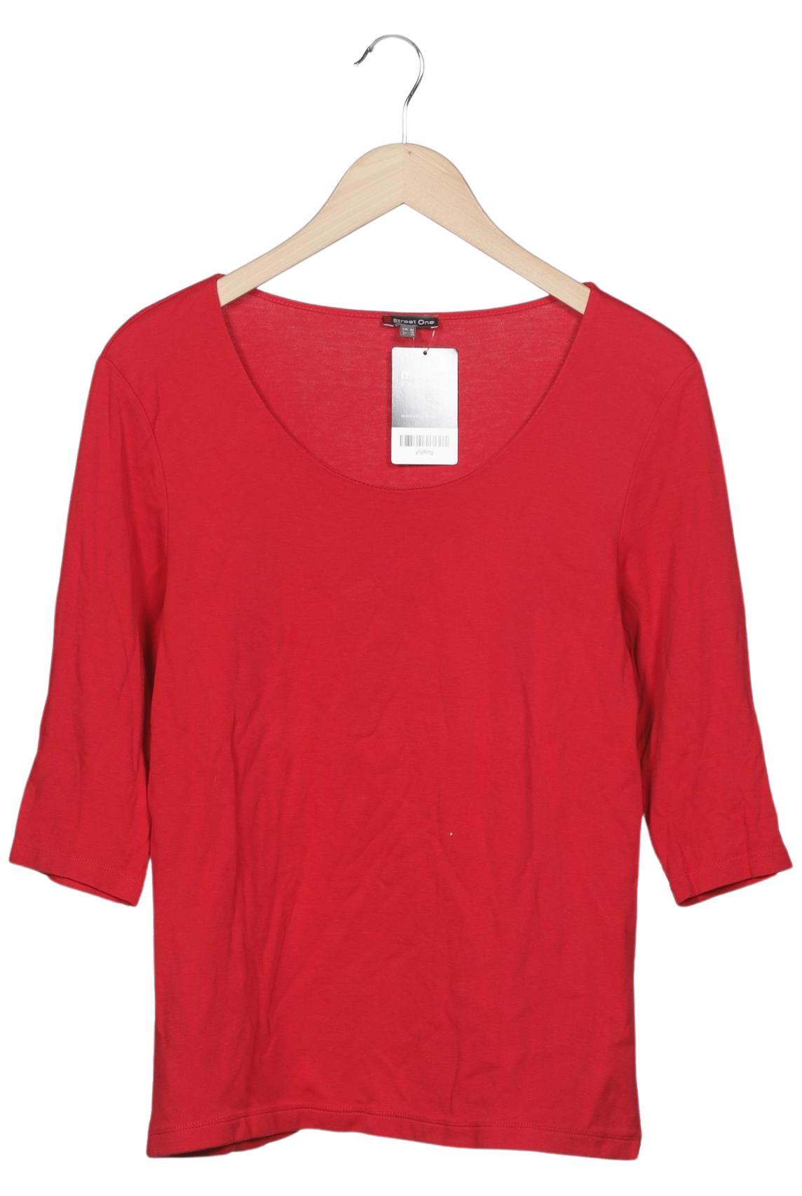 

Street One Damen Langarmshirt, rot, Gr. 42