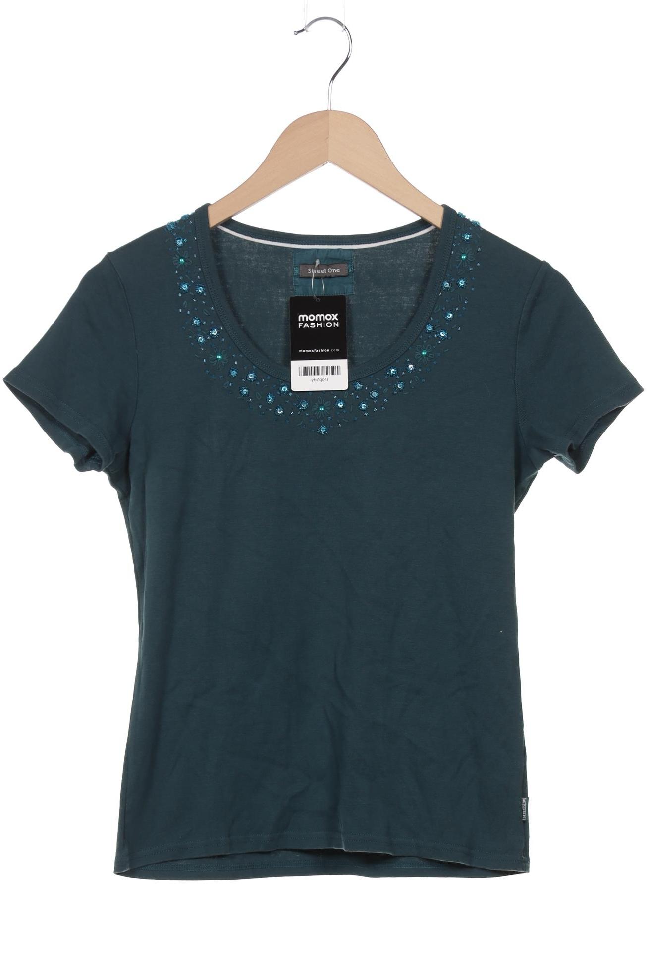 

Street One Damen T-Shirt, türkis, Gr. 38