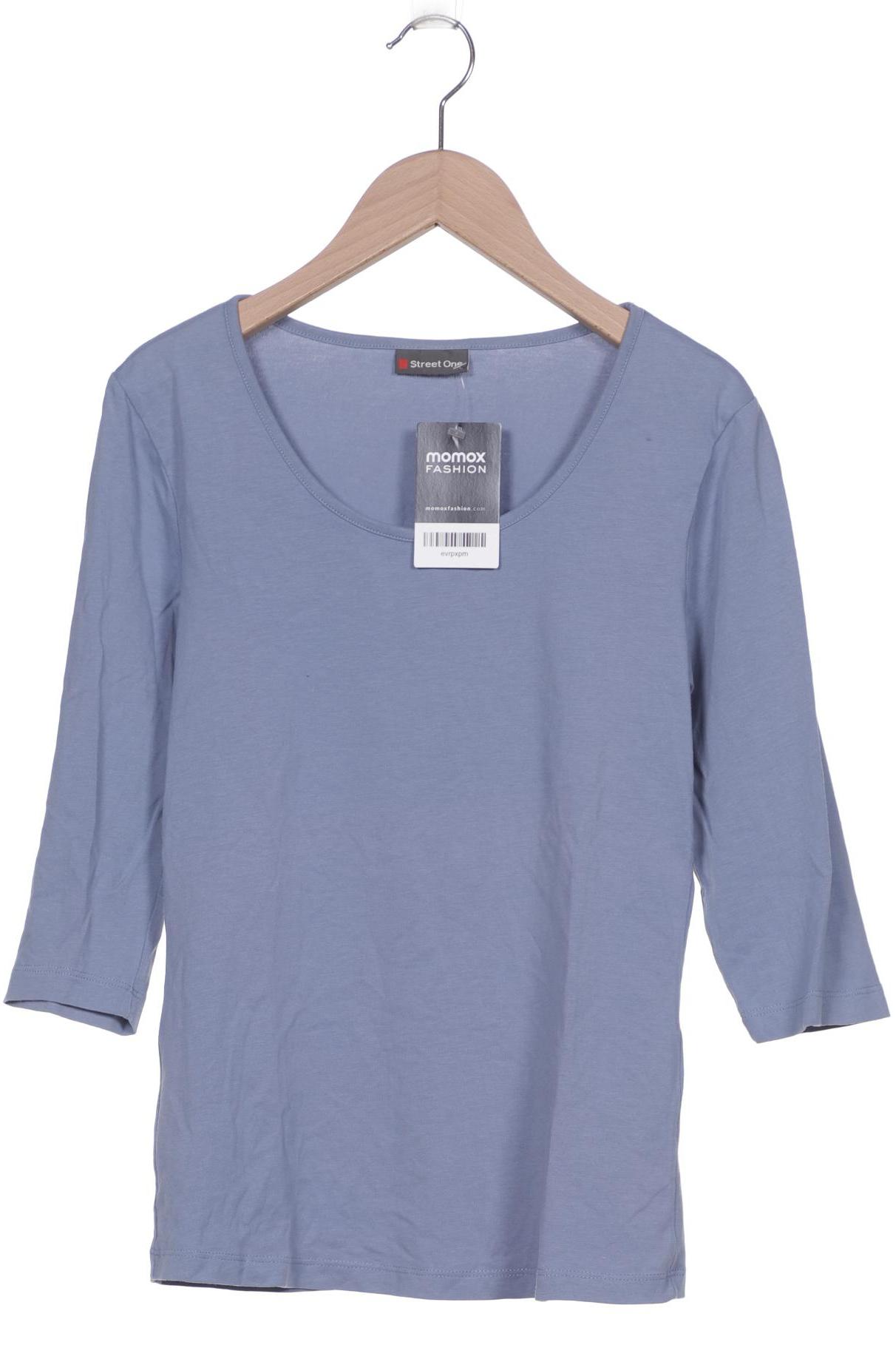 

Street One Damen Langarmshirt, blau, Gr. 36