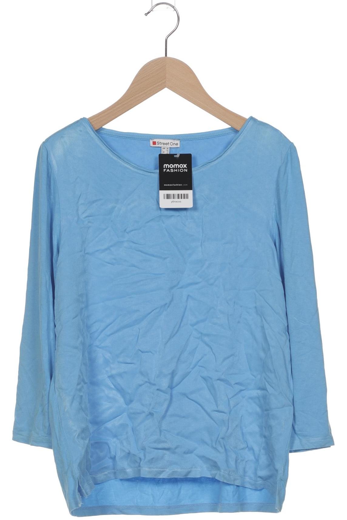 

Street One Damen Langarmshirt, blau, Gr. 38