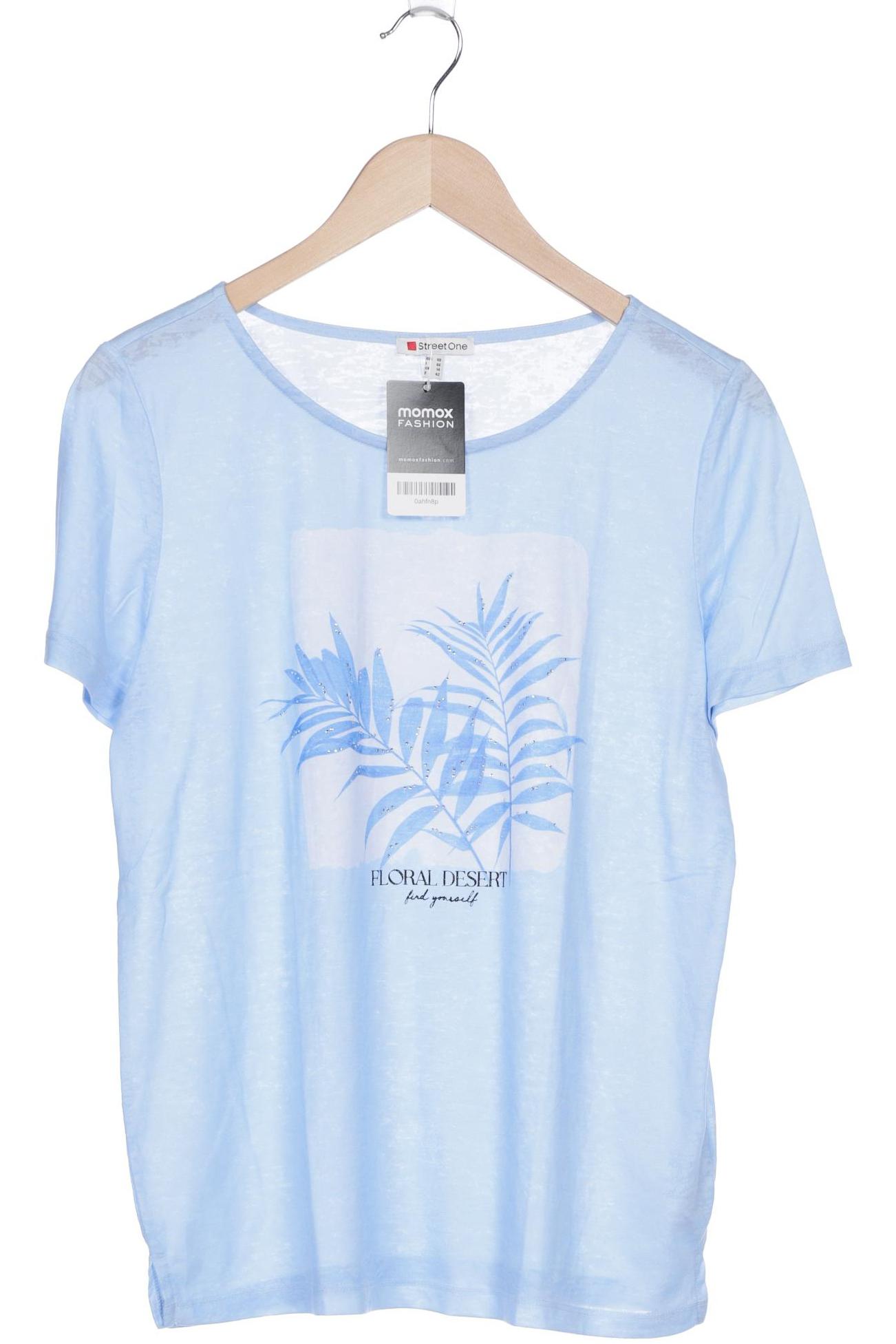 

Street One Damen T-Shirt, hellblau, Gr. 40