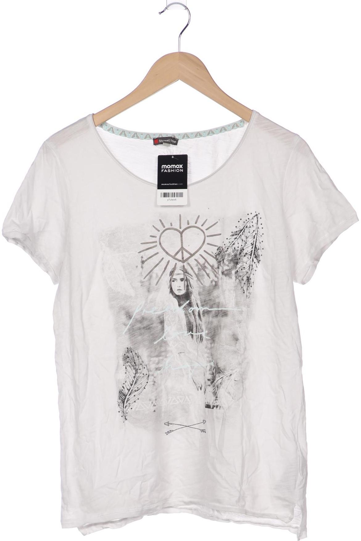 

Street One Damen T-Shirt, weiß, Gr. 42