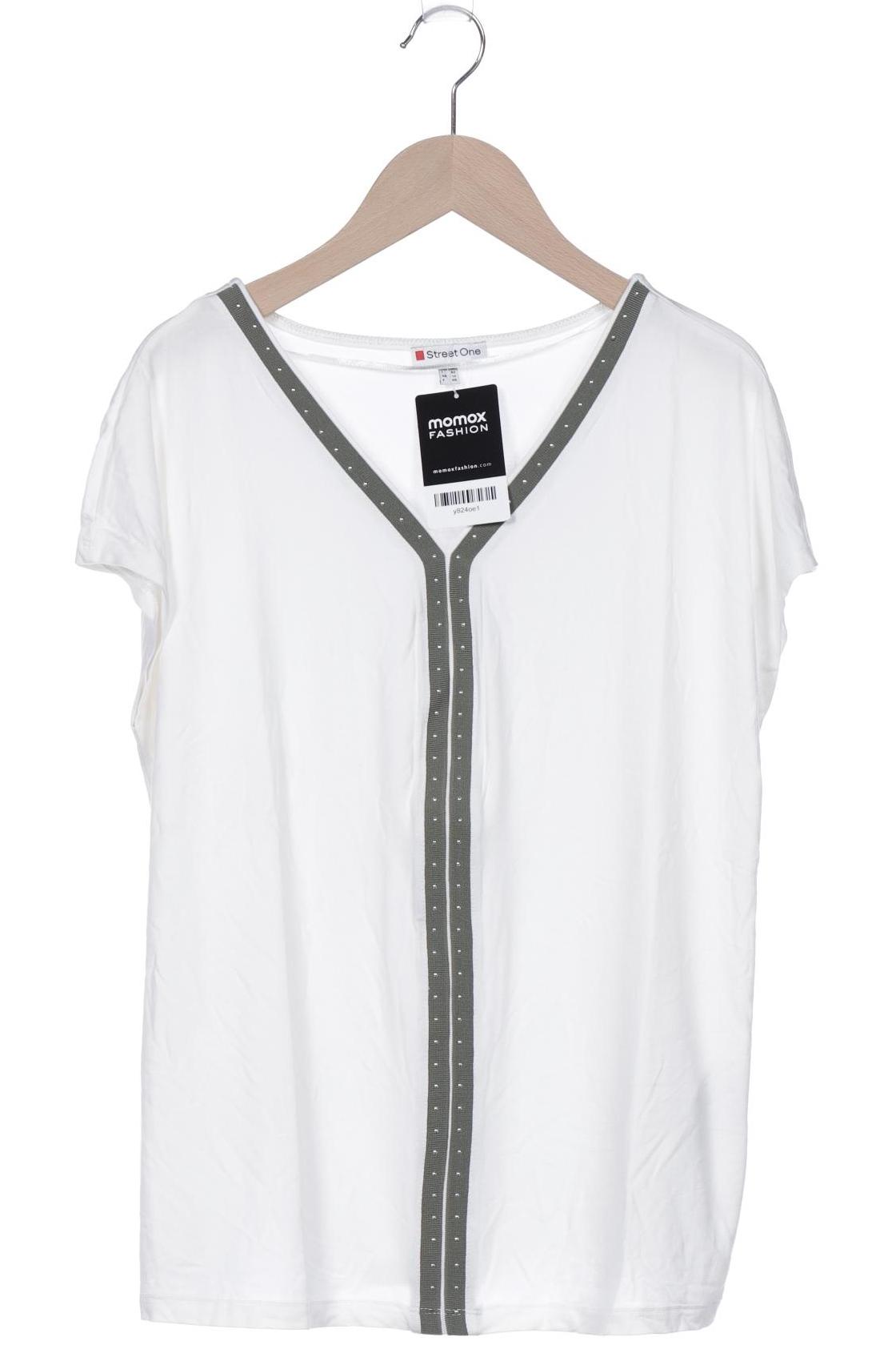 

Street One Damen T-Shirt, cremeweiß, Gr. 38