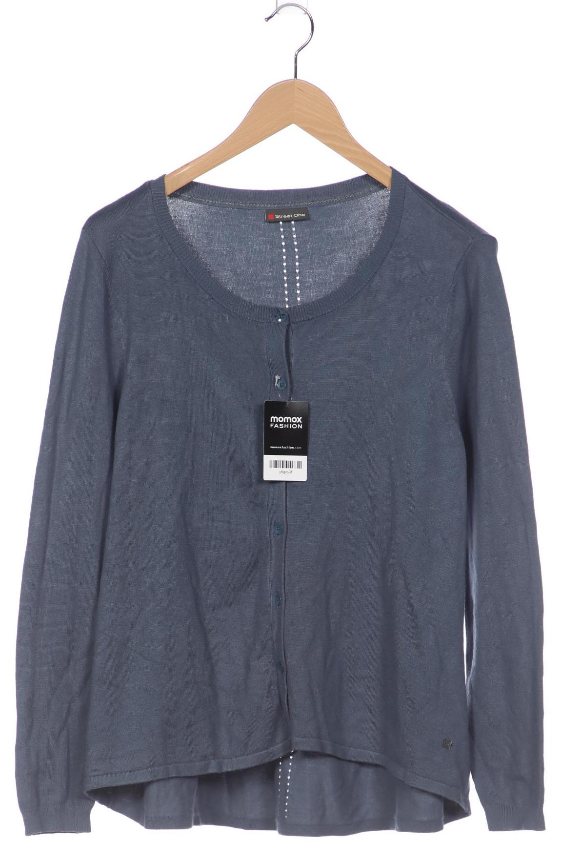 

Street One Damen Strickjacke, blau, Gr. 42