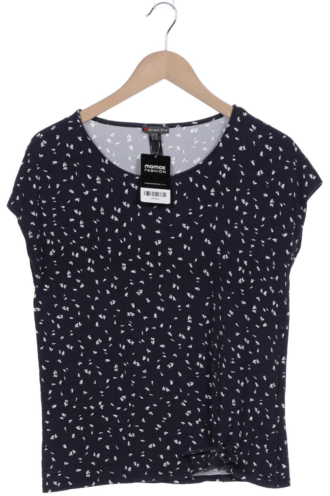 

Street One Damen T-Shirt, marineblau, Gr. 38
