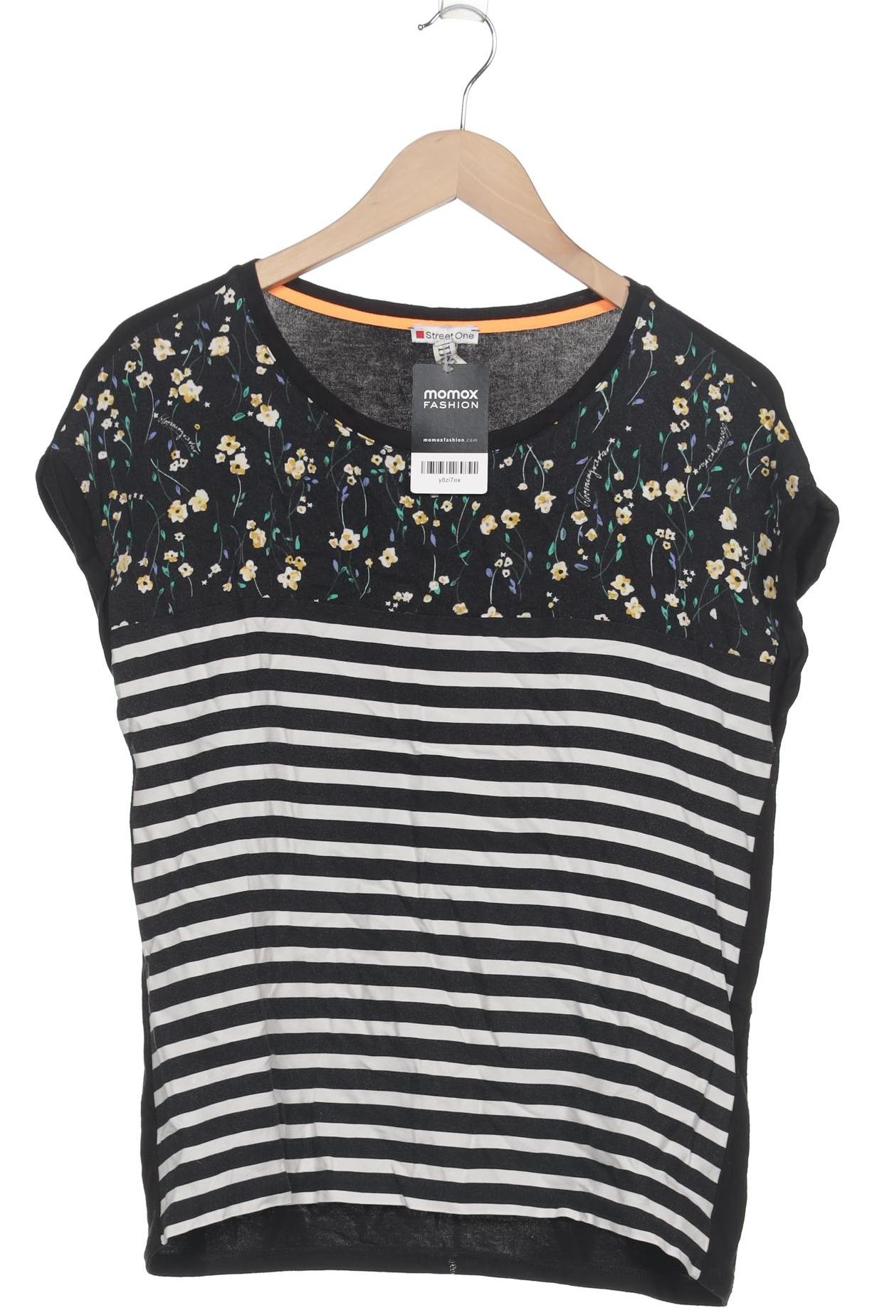 

Street One Damen T-Shirt, schwarz, Gr. 38