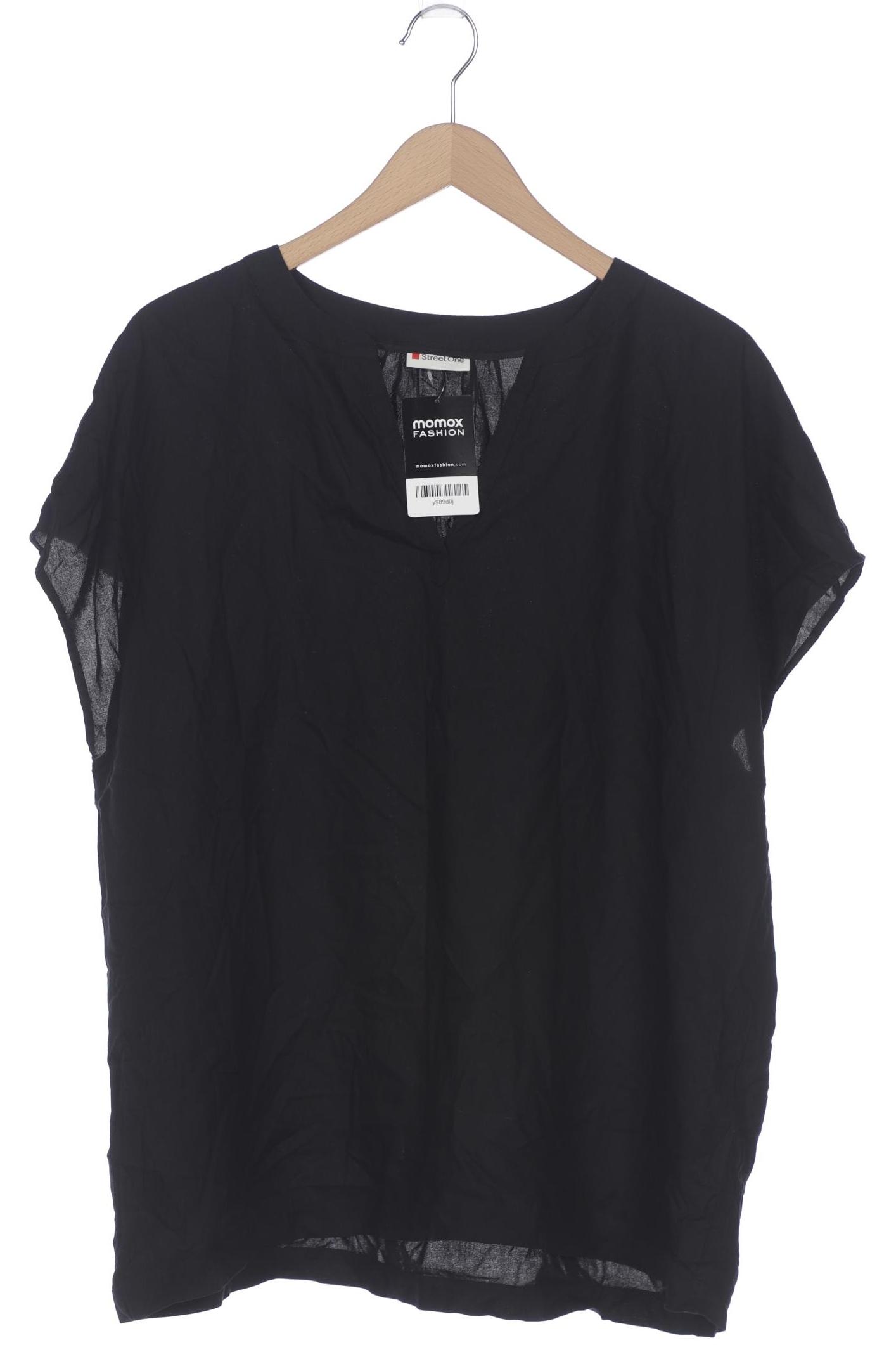 

Street One Damen T-Shirt, schwarz, Gr. 46