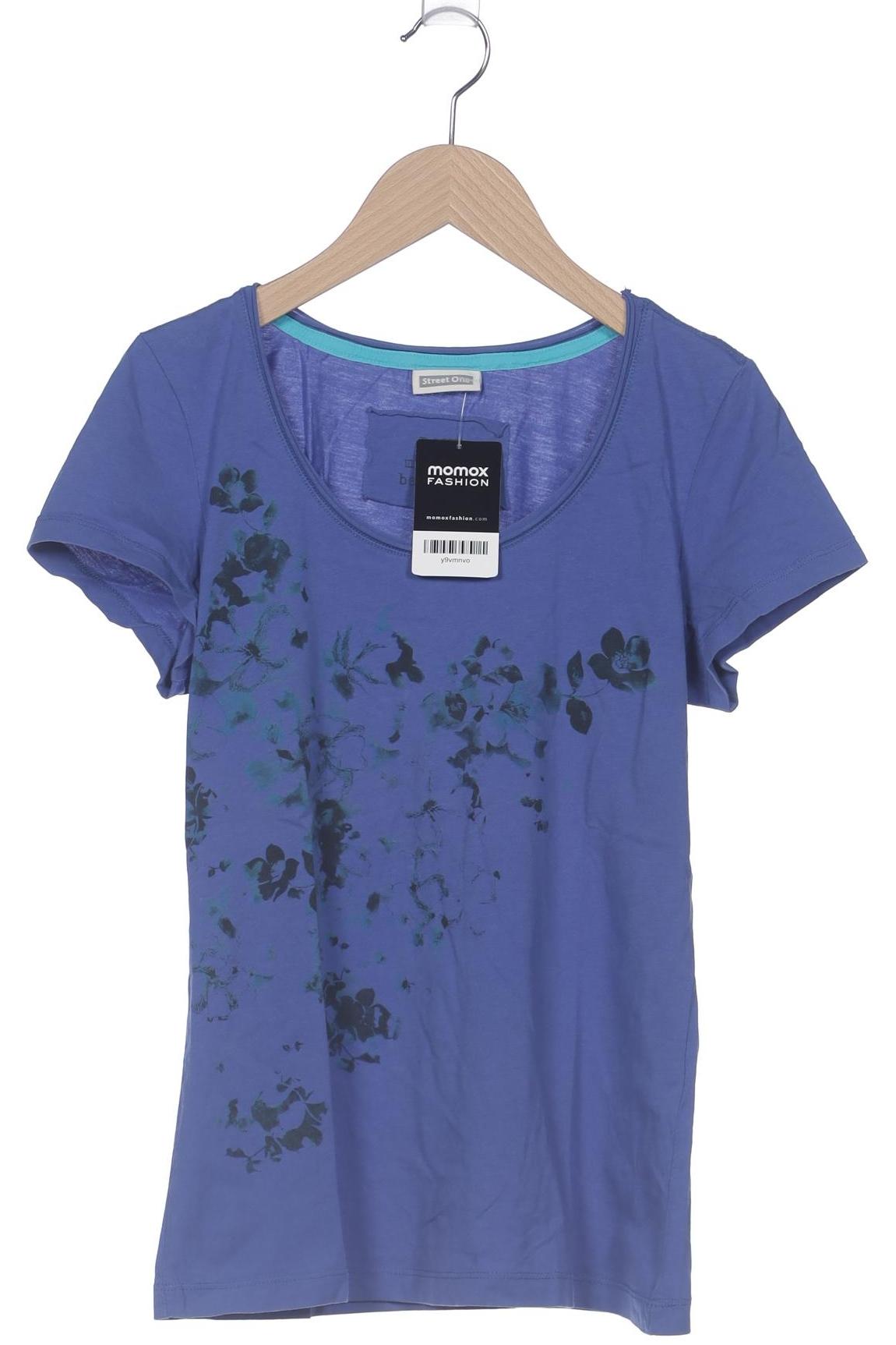 

Street One Damen T-Shirt, blau, Gr. 38
