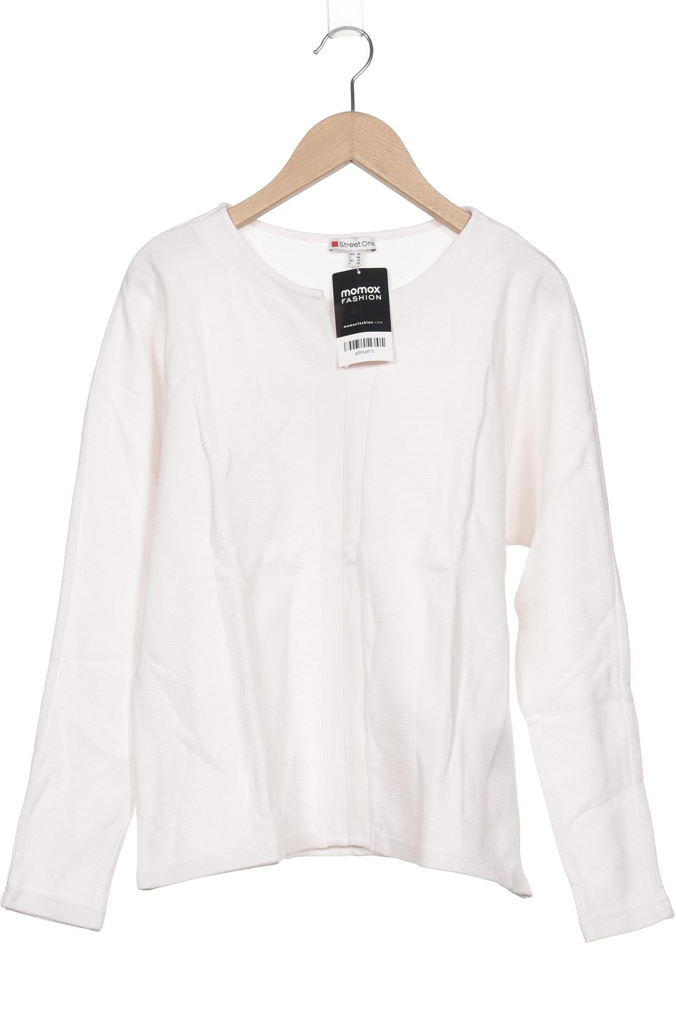 

Street One Damen Langarmshirt, weiß, Gr. 36