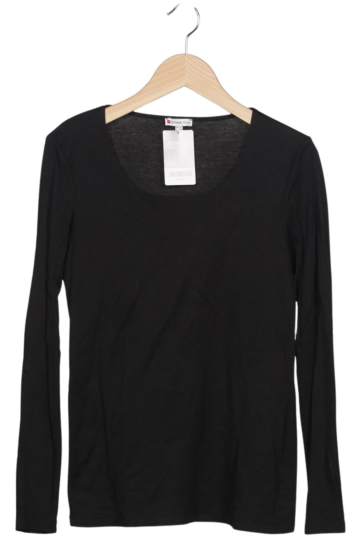 

Street One Damen Langarmshirt, schwarz, Gr. 42