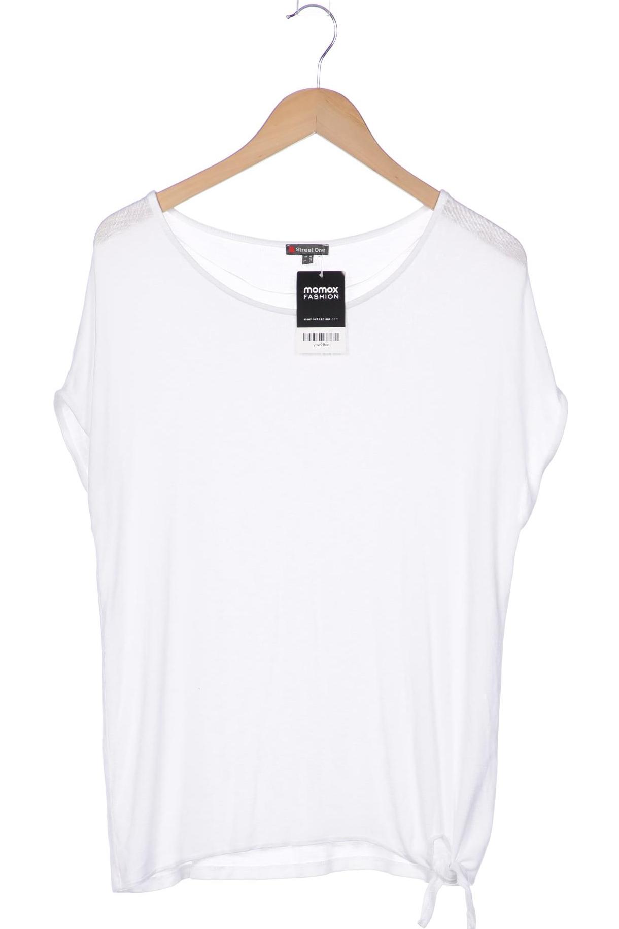 

Street One Damen T-Shirt, weiß, Gr. 42