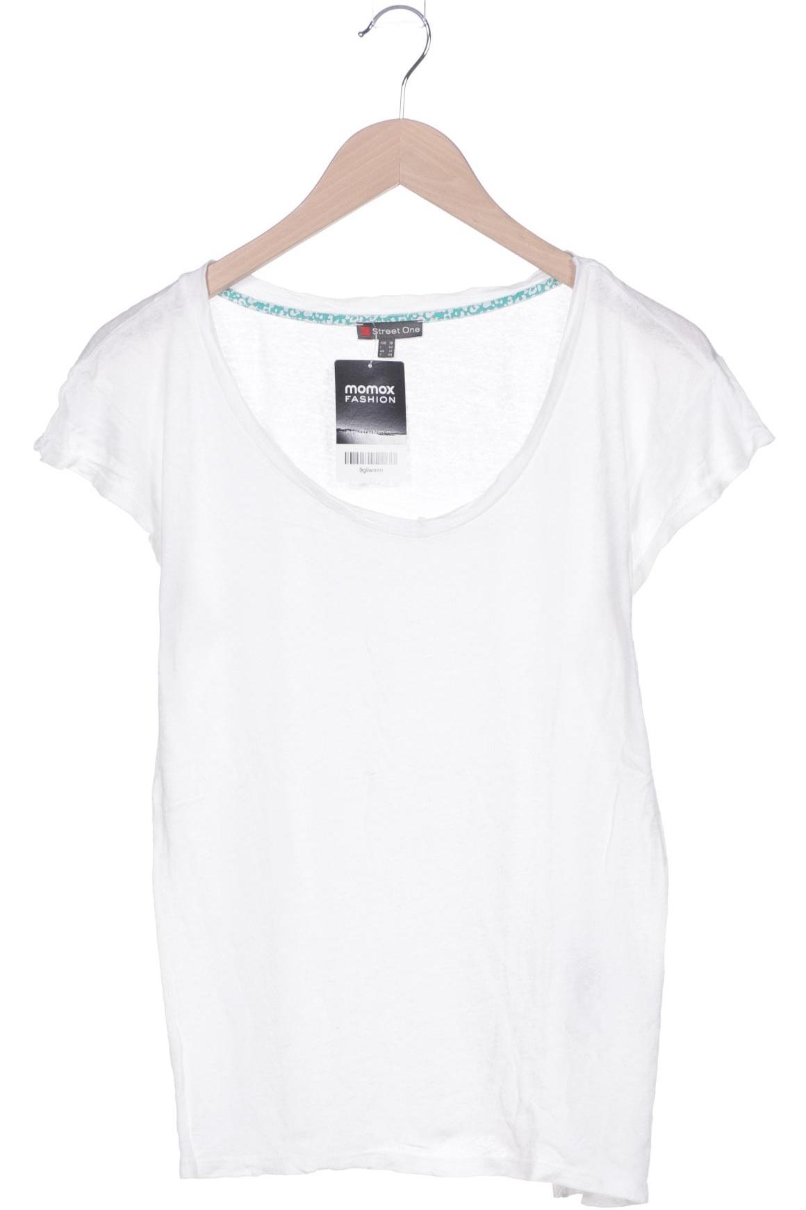 

Street One Damen T-Shirt, weiß, Gr. 38