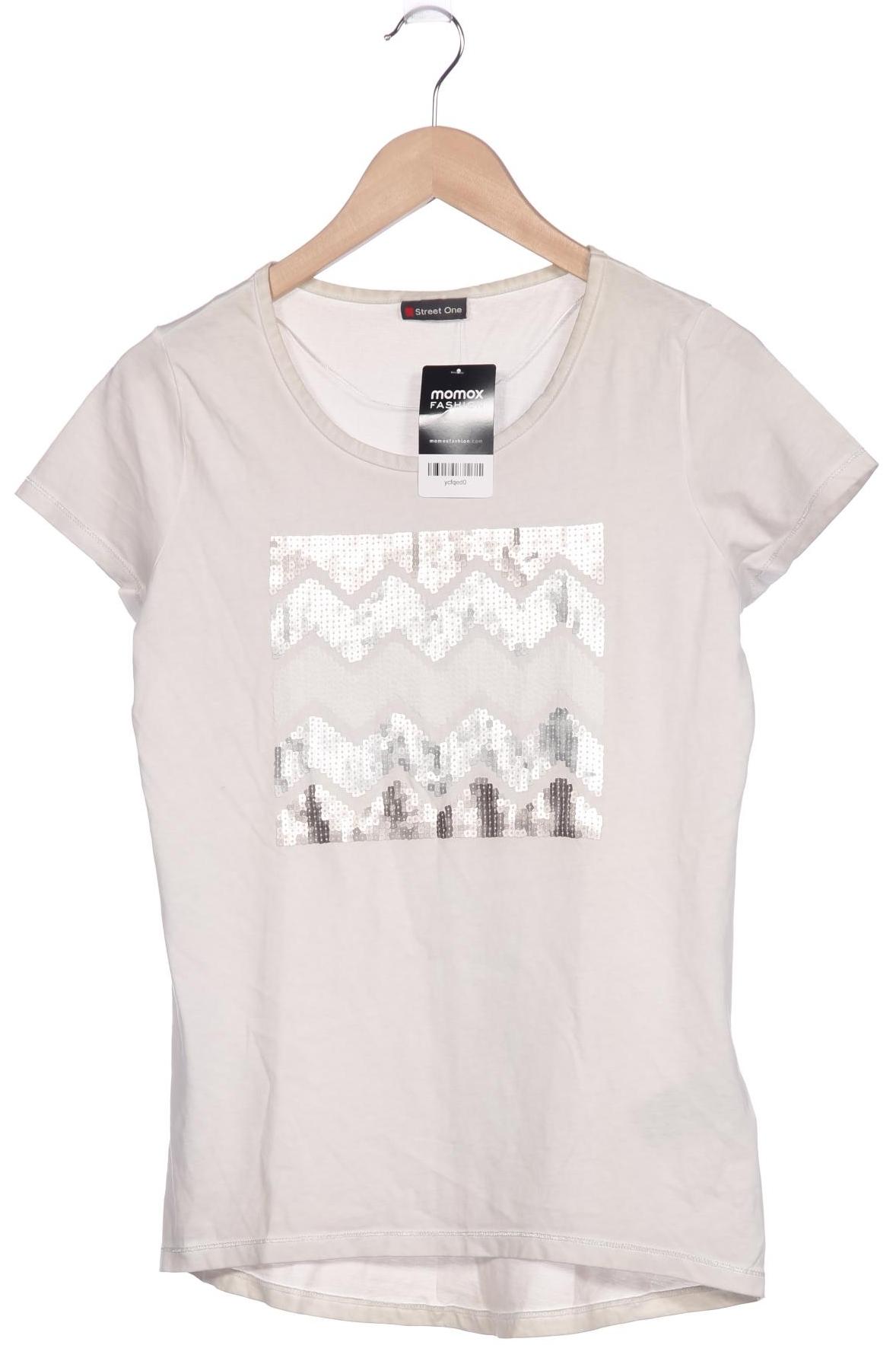 

Street One Damen T-Shirt, weiß, Gr. 36