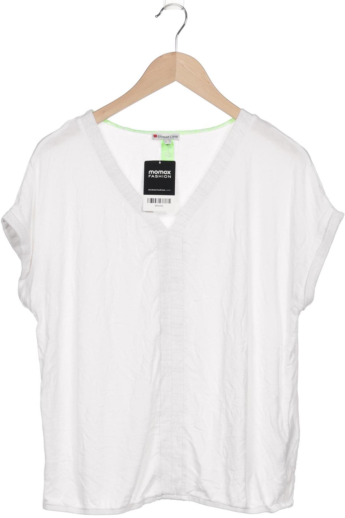 

Street One Damen T-Shirt, weiß, Gr. 42