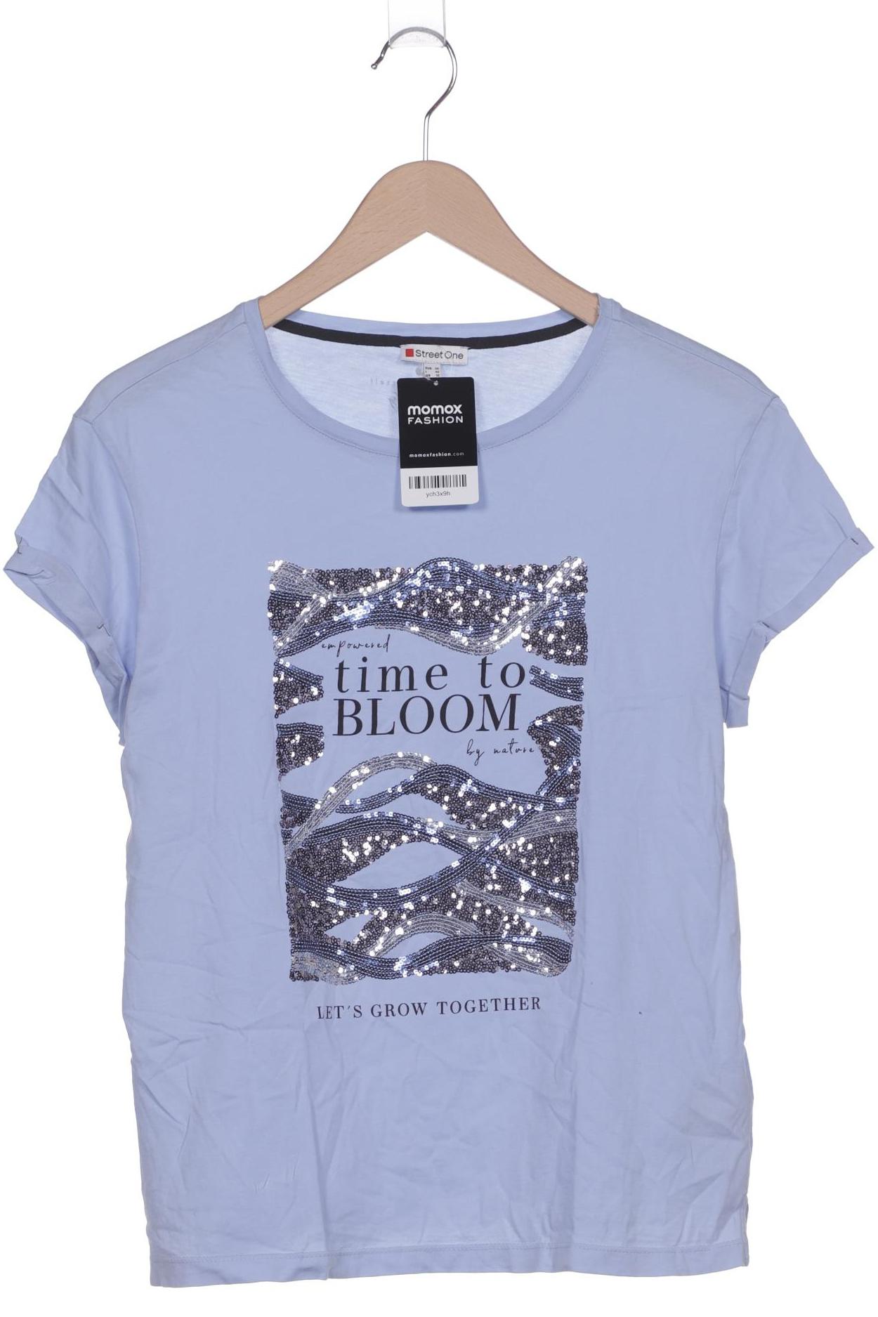 

Street One Damen T-Shirt, blau, Gr. 38