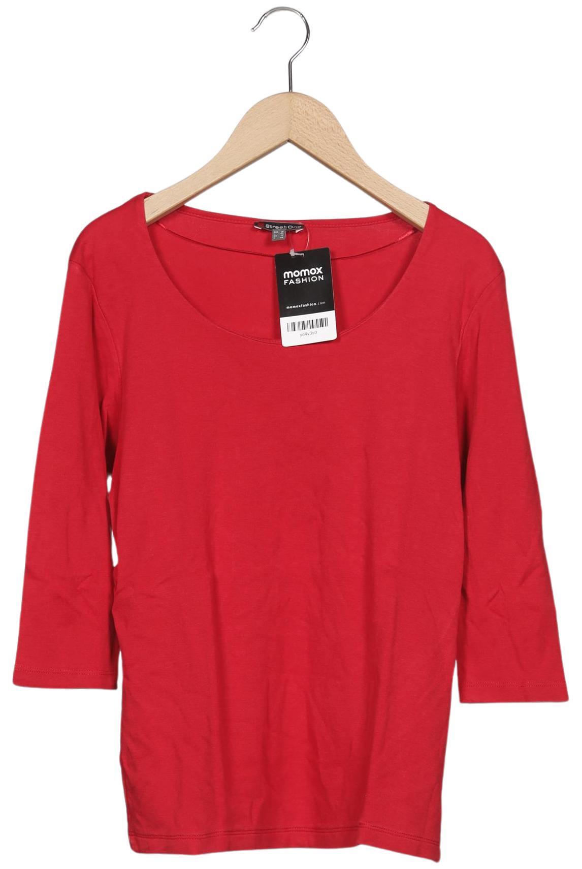 

Street One Damen Langarmshirt, rot, Gr. 38