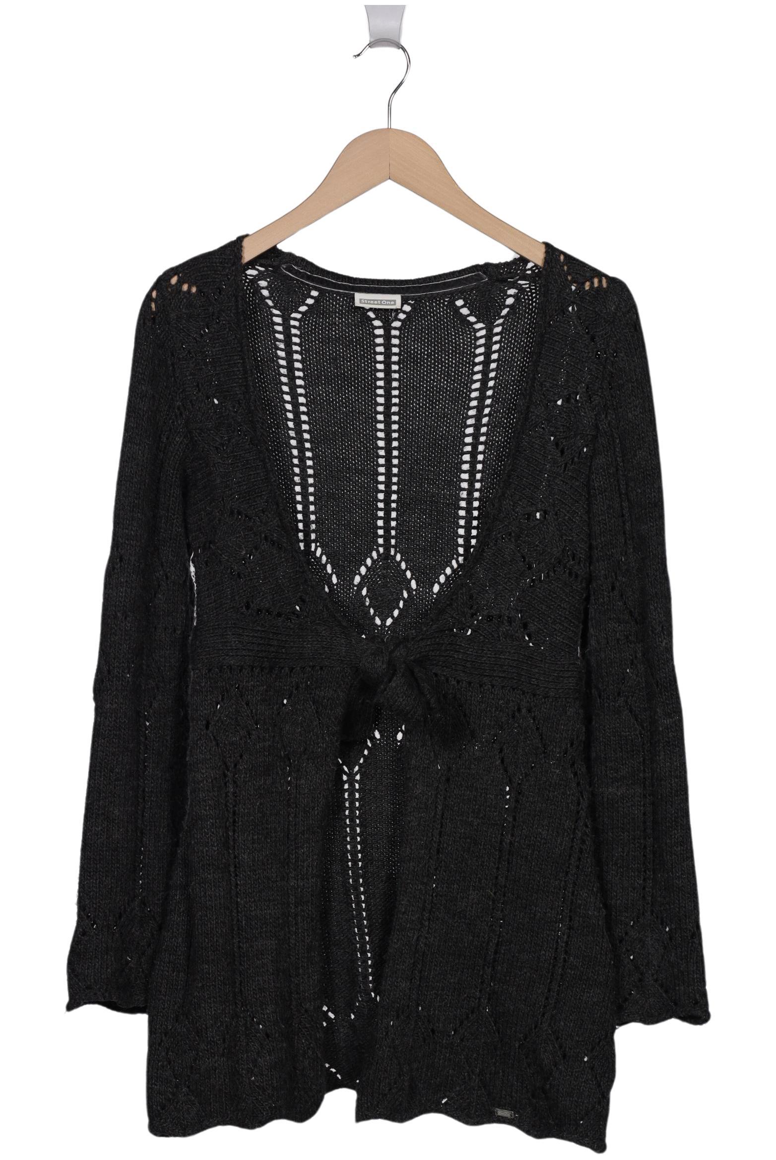 

Street One Damen Strickjacke, schwarz, Gr. 38