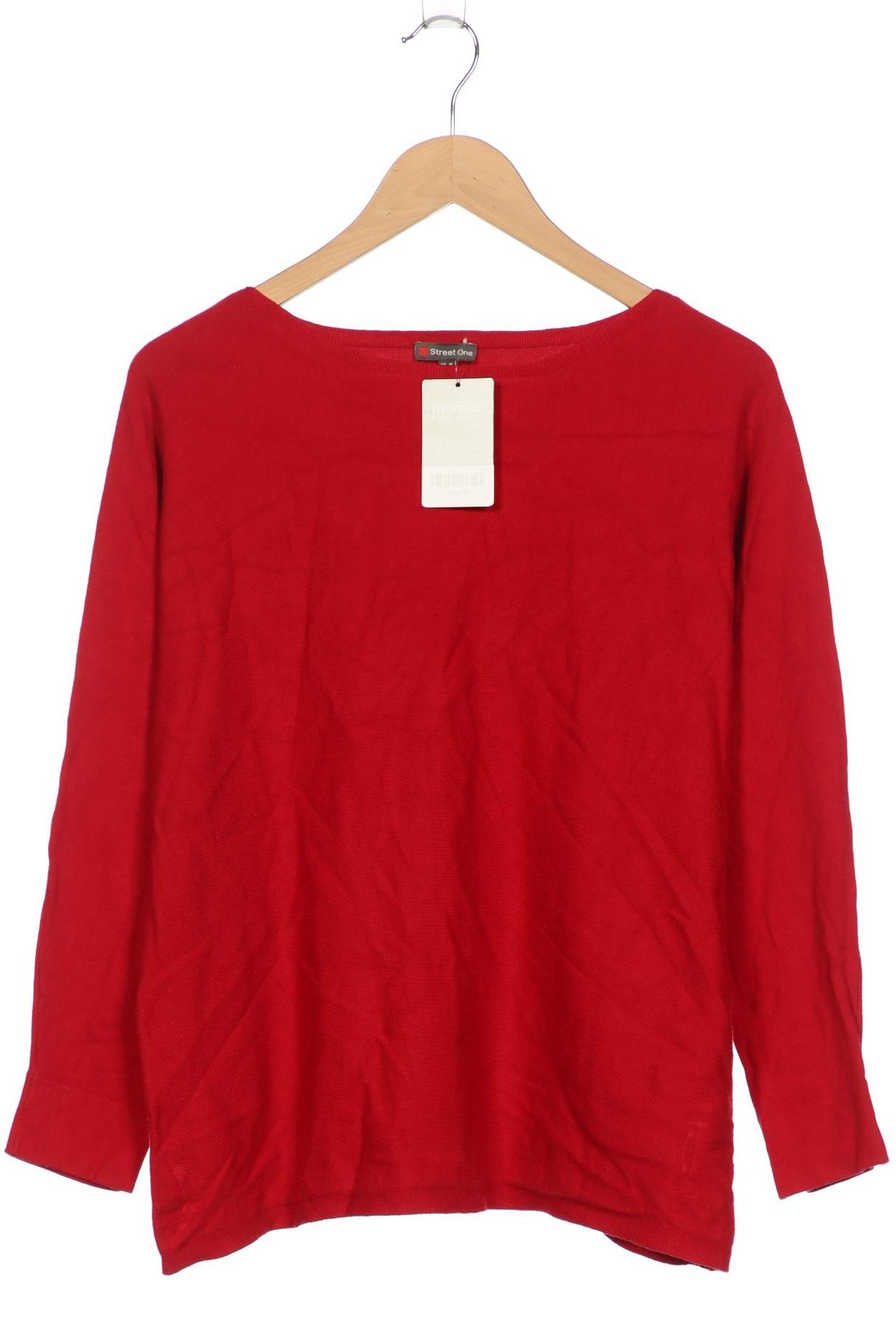

Street One Damen Pullover, rot, Gr. 42