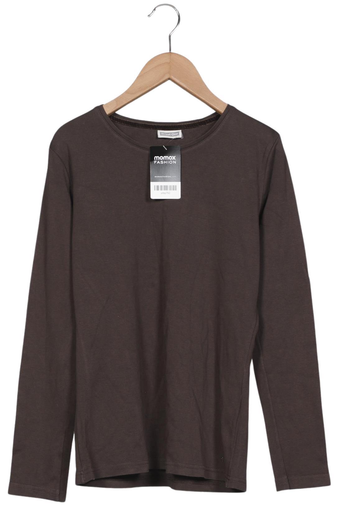 

Street One Damen Langarmshirt, braun, Gr. 40