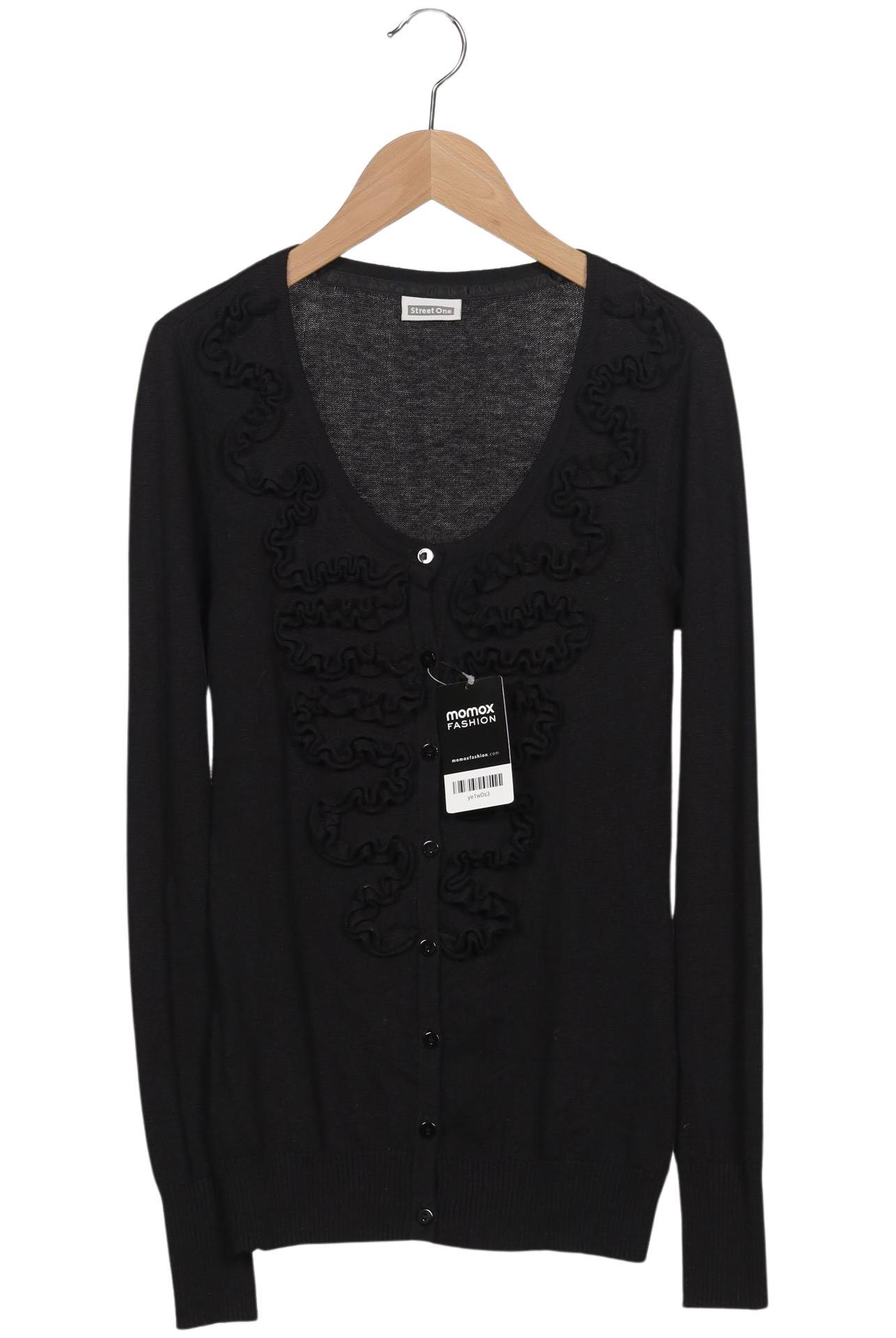 

Street One Damen Strickjacke, schwarz, Gr. 34