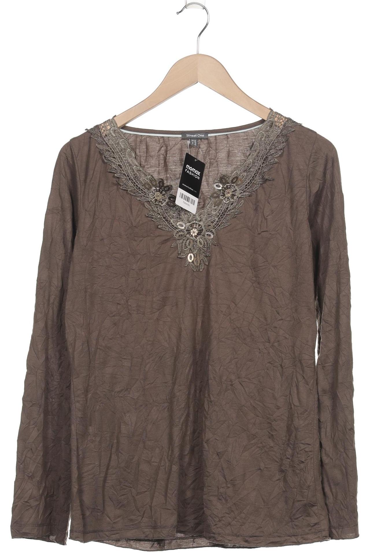 

Street One Damen Langarmshirt, grau, Gr. 44