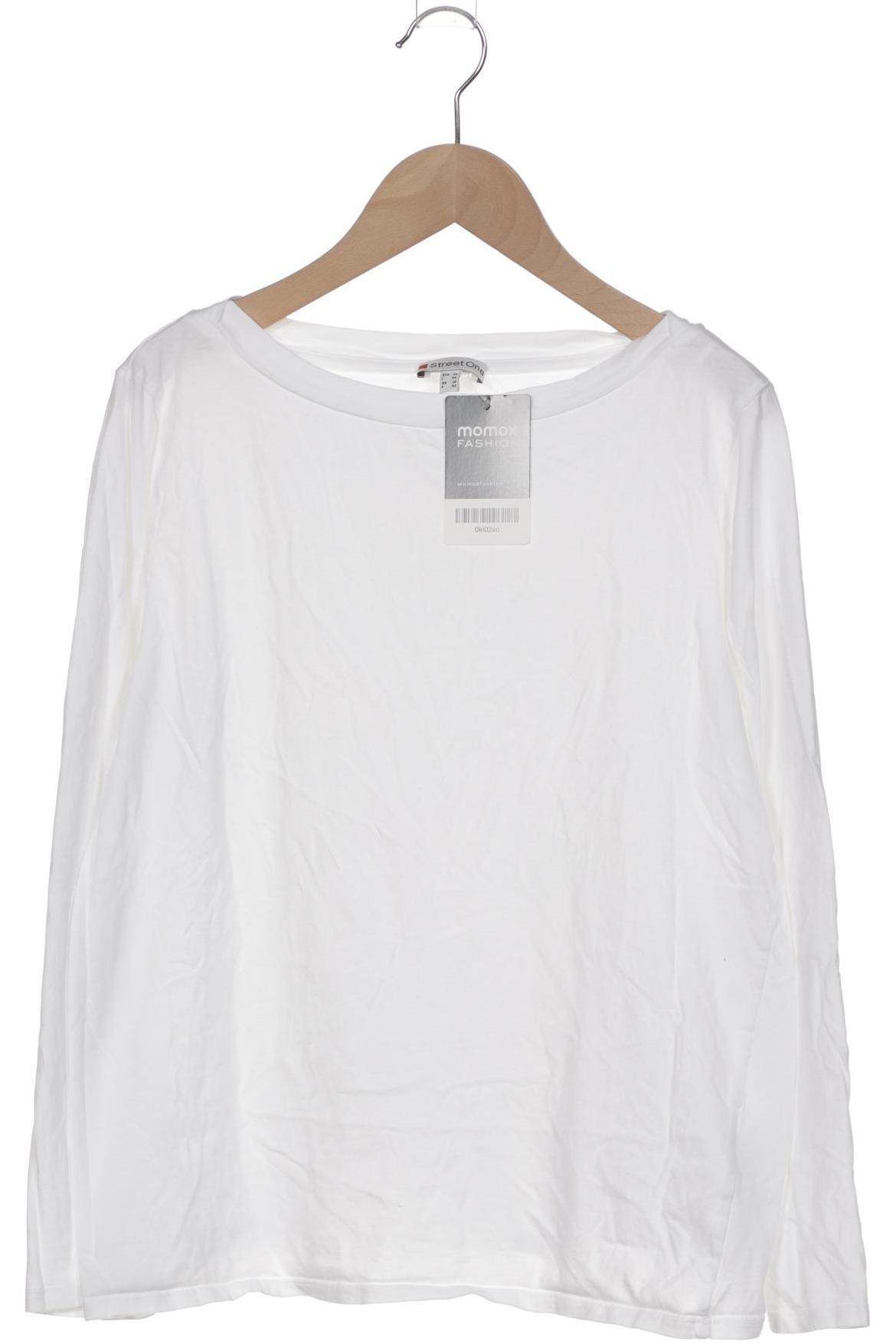 

Street One Damen Langarmshirt, weiß, Gr. 40