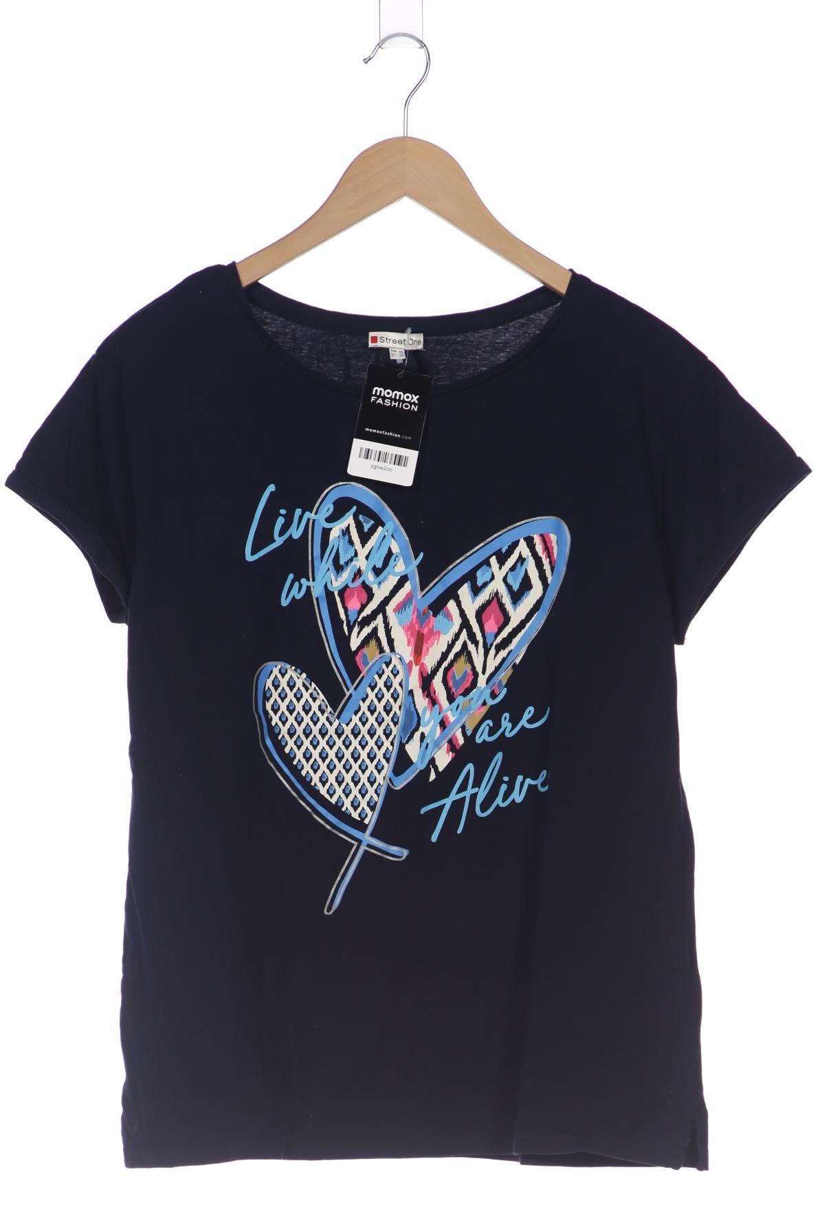 

Street One Damen T-Shirt, marineblau, Gr. 44