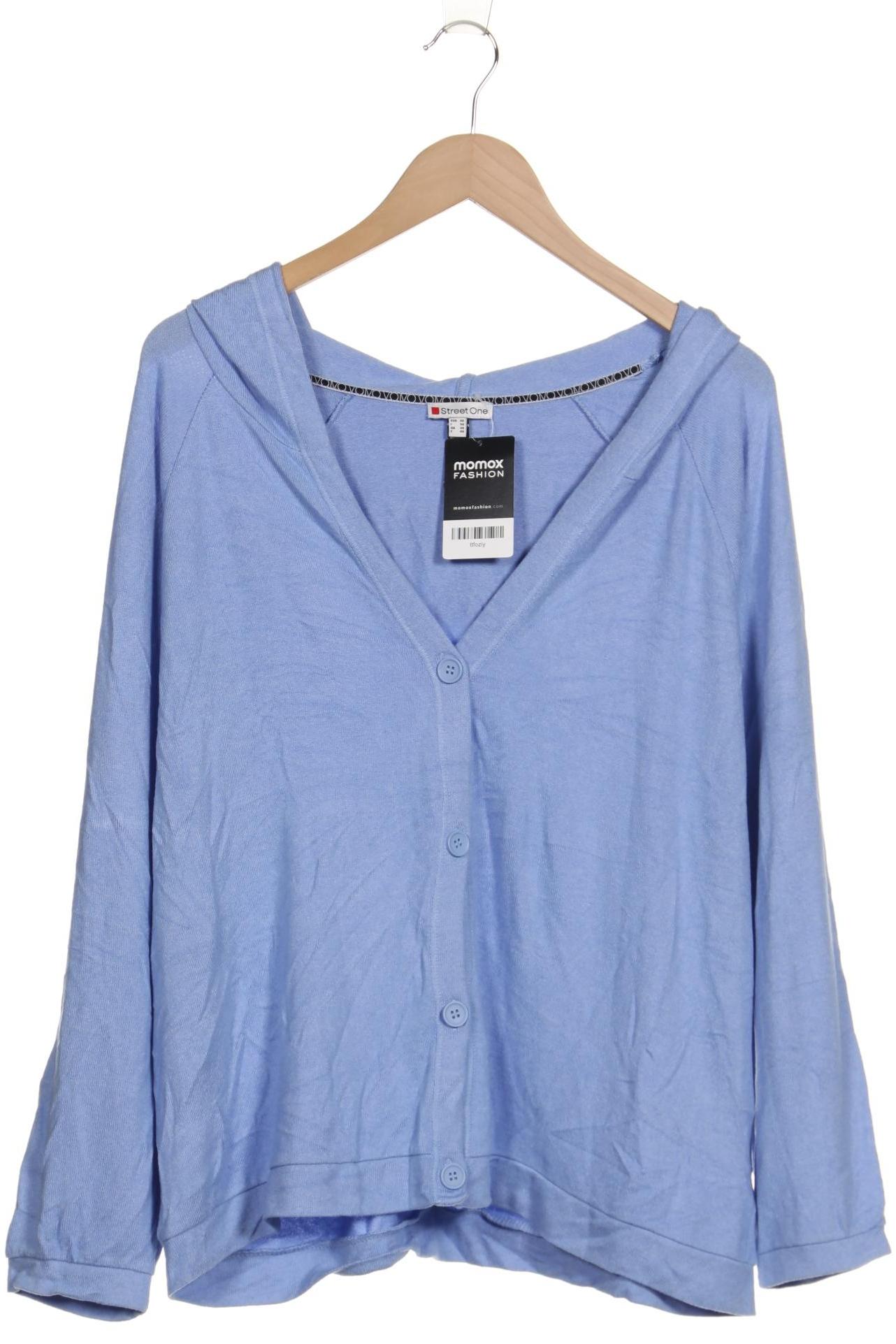 

Street One Damen Strickjacke, blau, Gr. 46