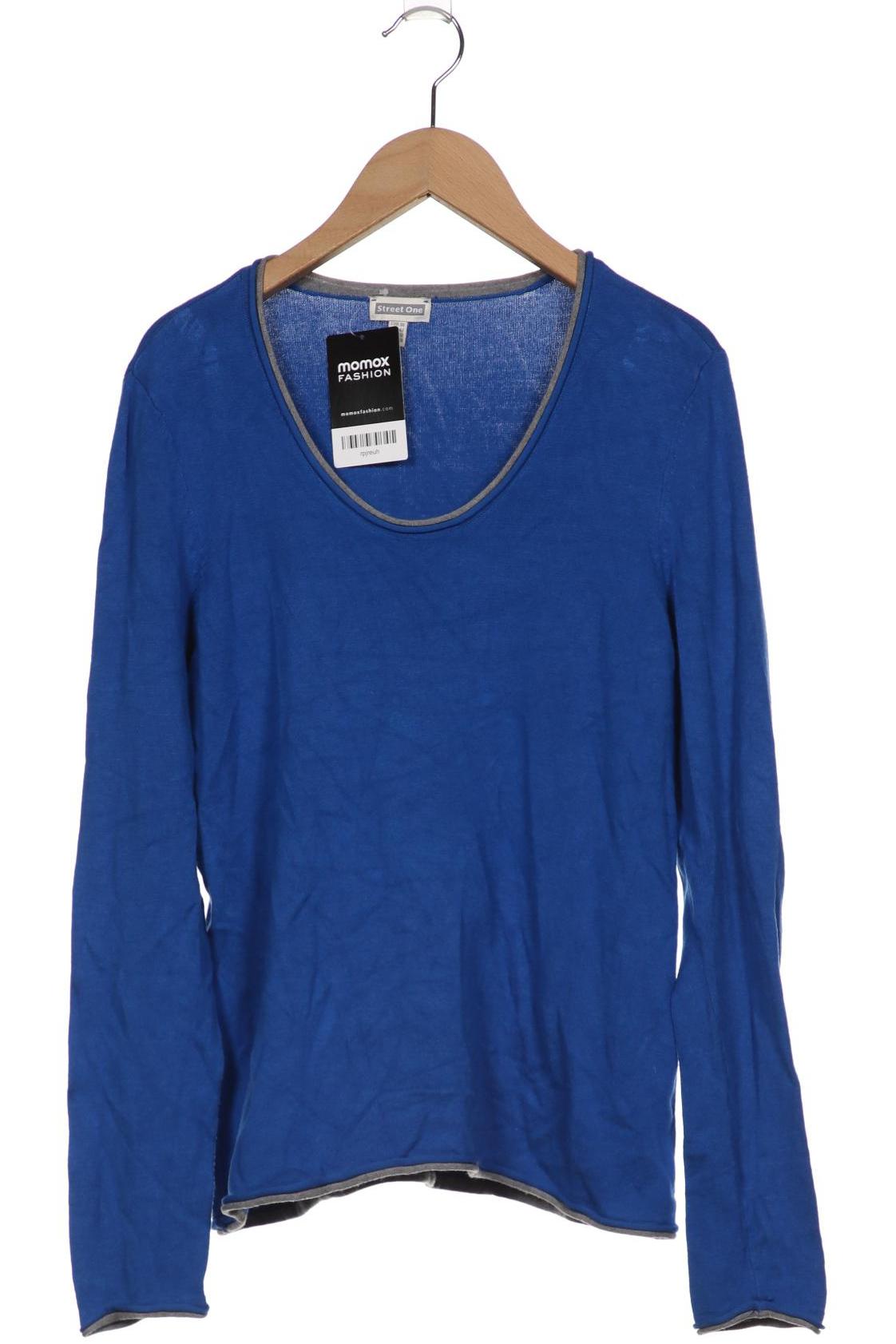 

Street One Damen Pullover, blau, Gr. 38