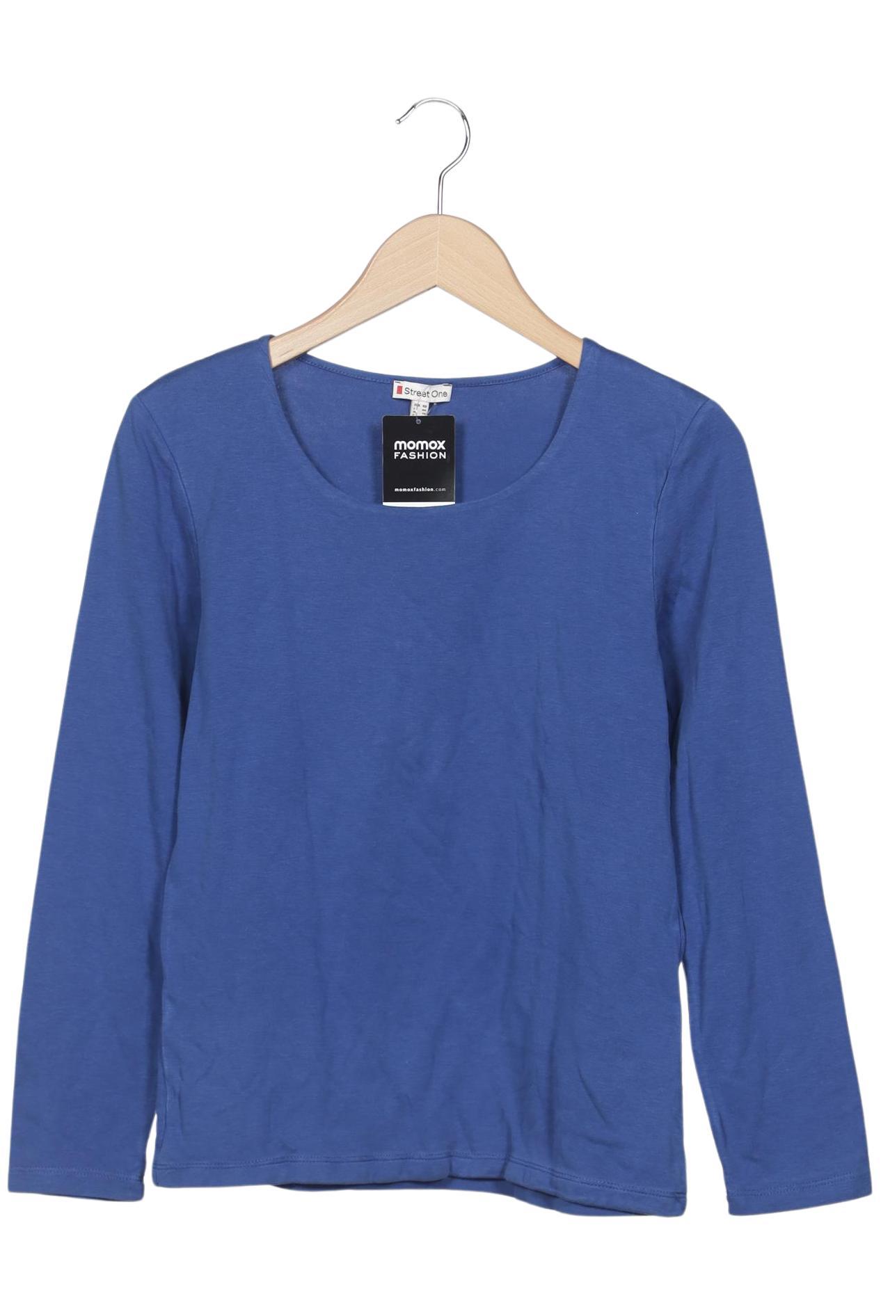 

Street One Damen Langarmshirt, blau, Gr. 40
