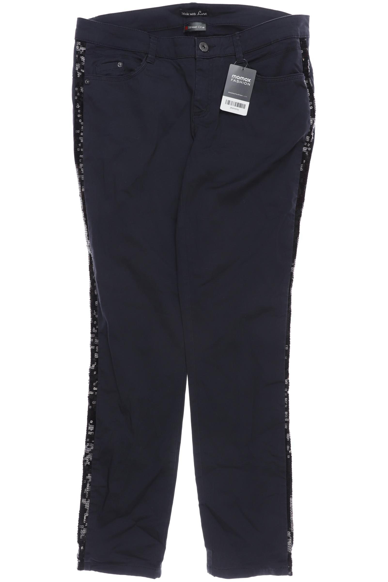 

Street One Damen Stoffhose, marineblau, Gr. 40
