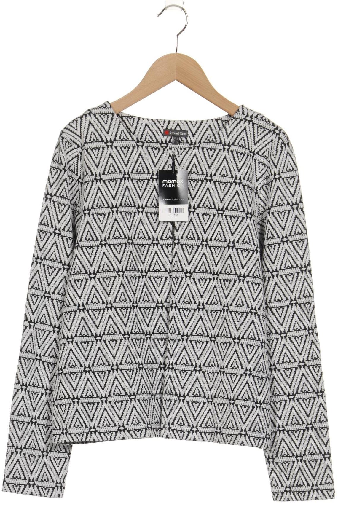 

Street One Damen Strickjacke, weiß, Gr. 40