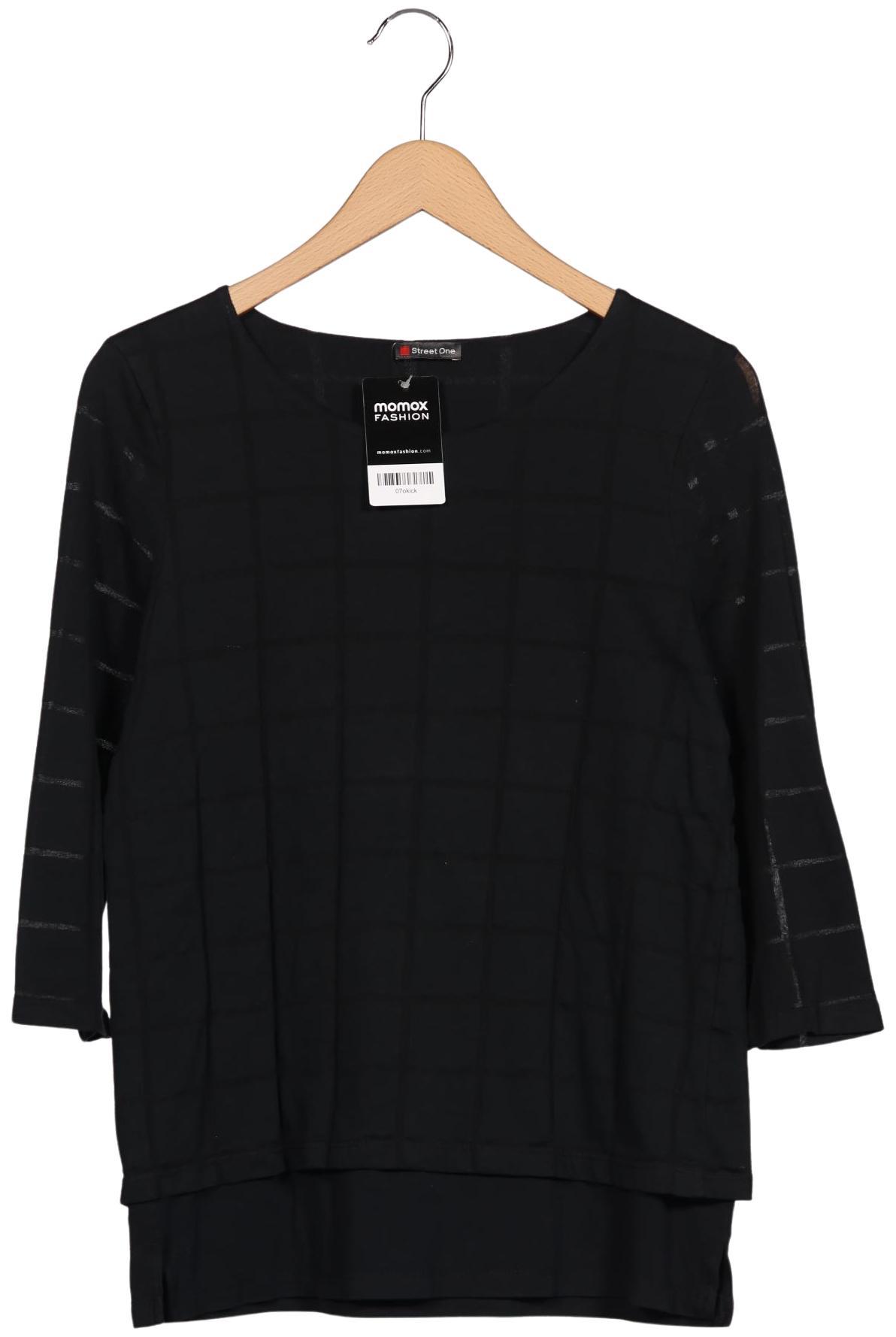 

Street One Damen Langarmshirt, schwarz, Gr. 42