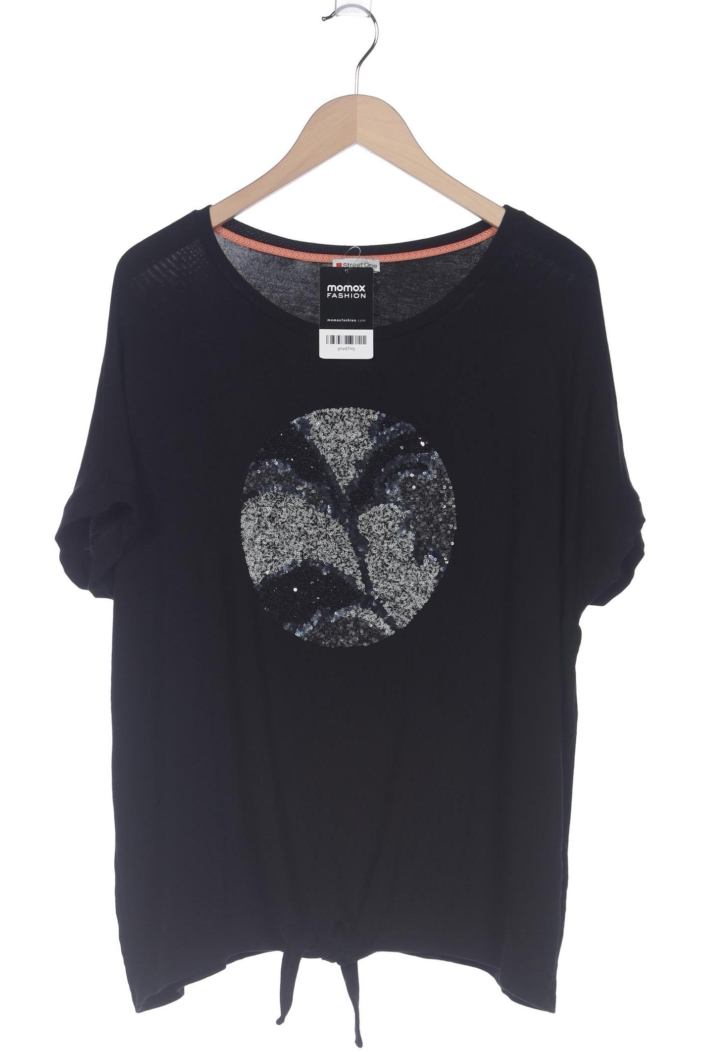 

Street One Damen T-Shirt, schwarz, Gr. 46