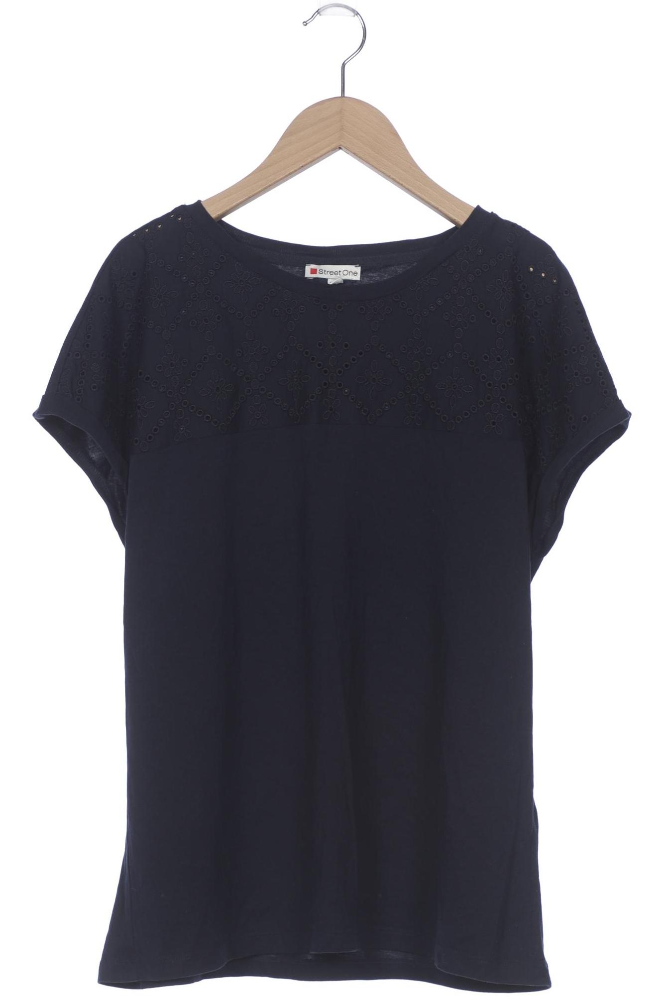 

Street One Damen T-Shirt, marineblau, Gr. 40