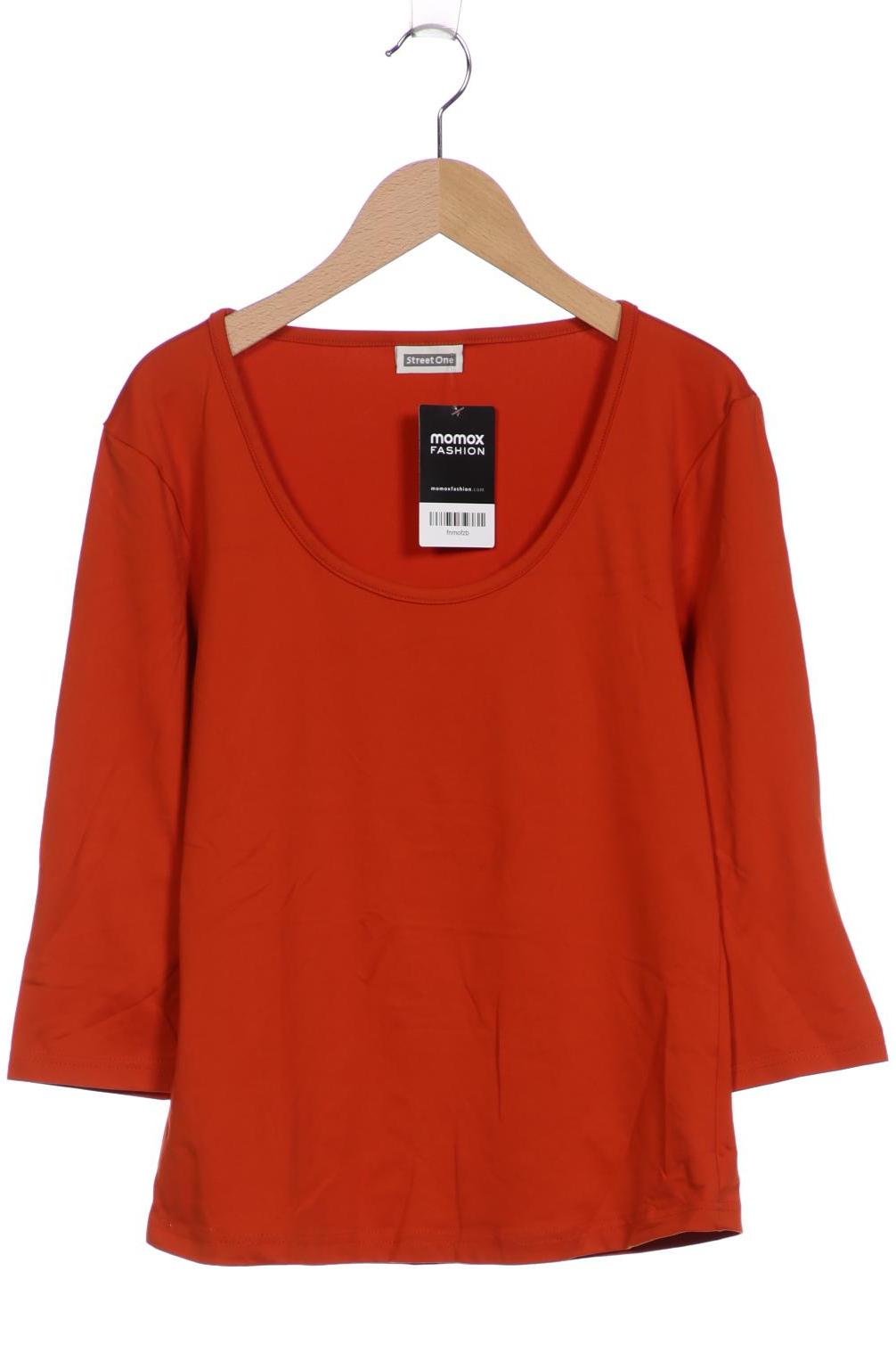 

Street One Damen Langarmshirt, orange, Gr. 42