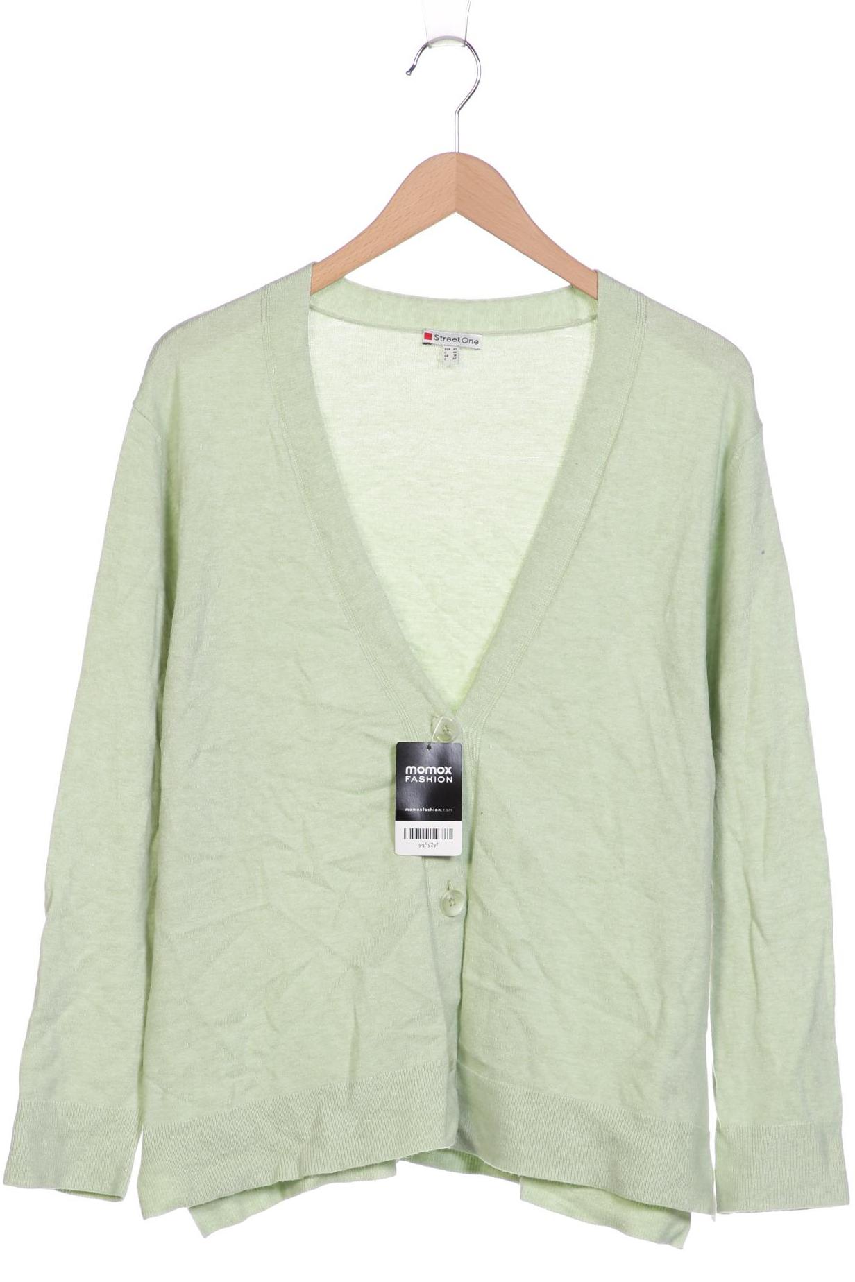 

Street One Damen Strickjacke, hellgrün, Gr. 42