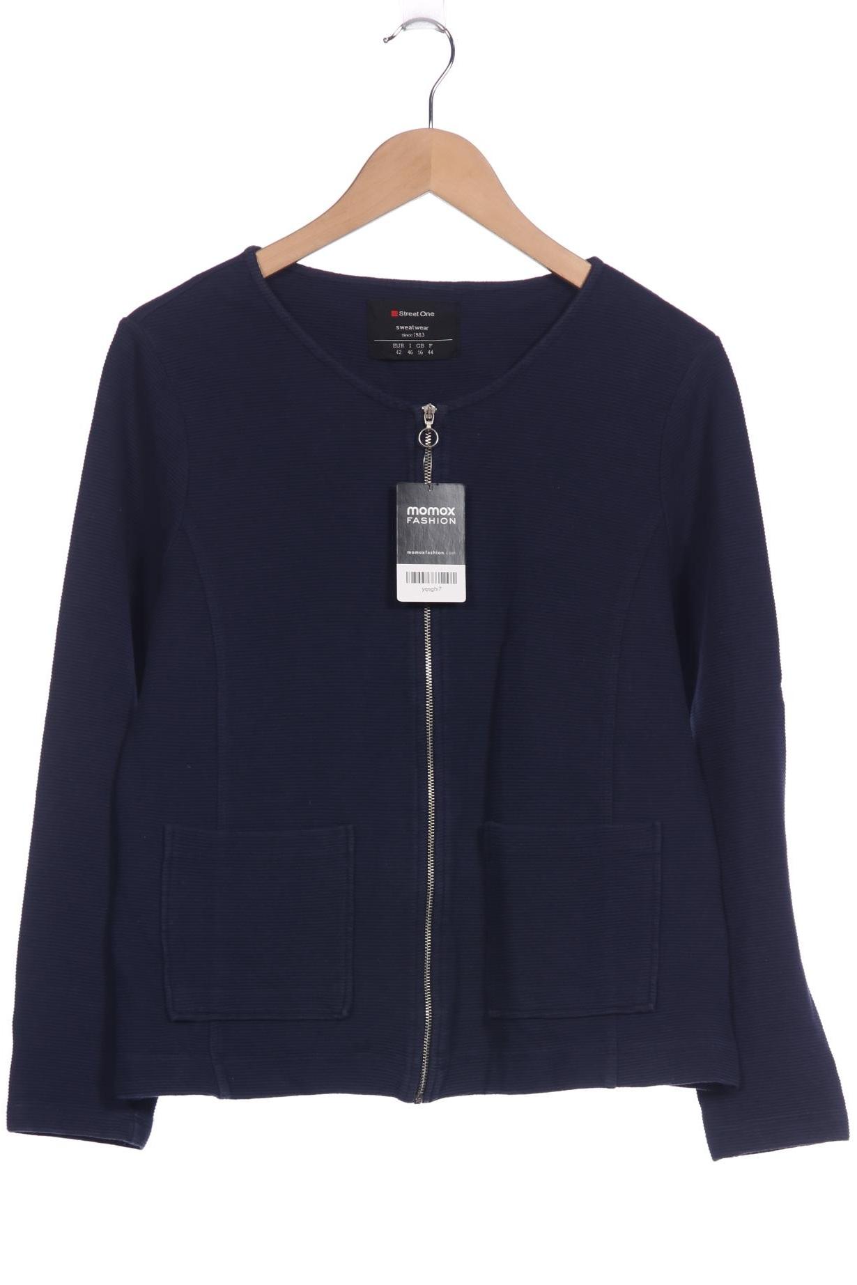 

Street One Damen Strickjacke, marineblau, Gr. 42