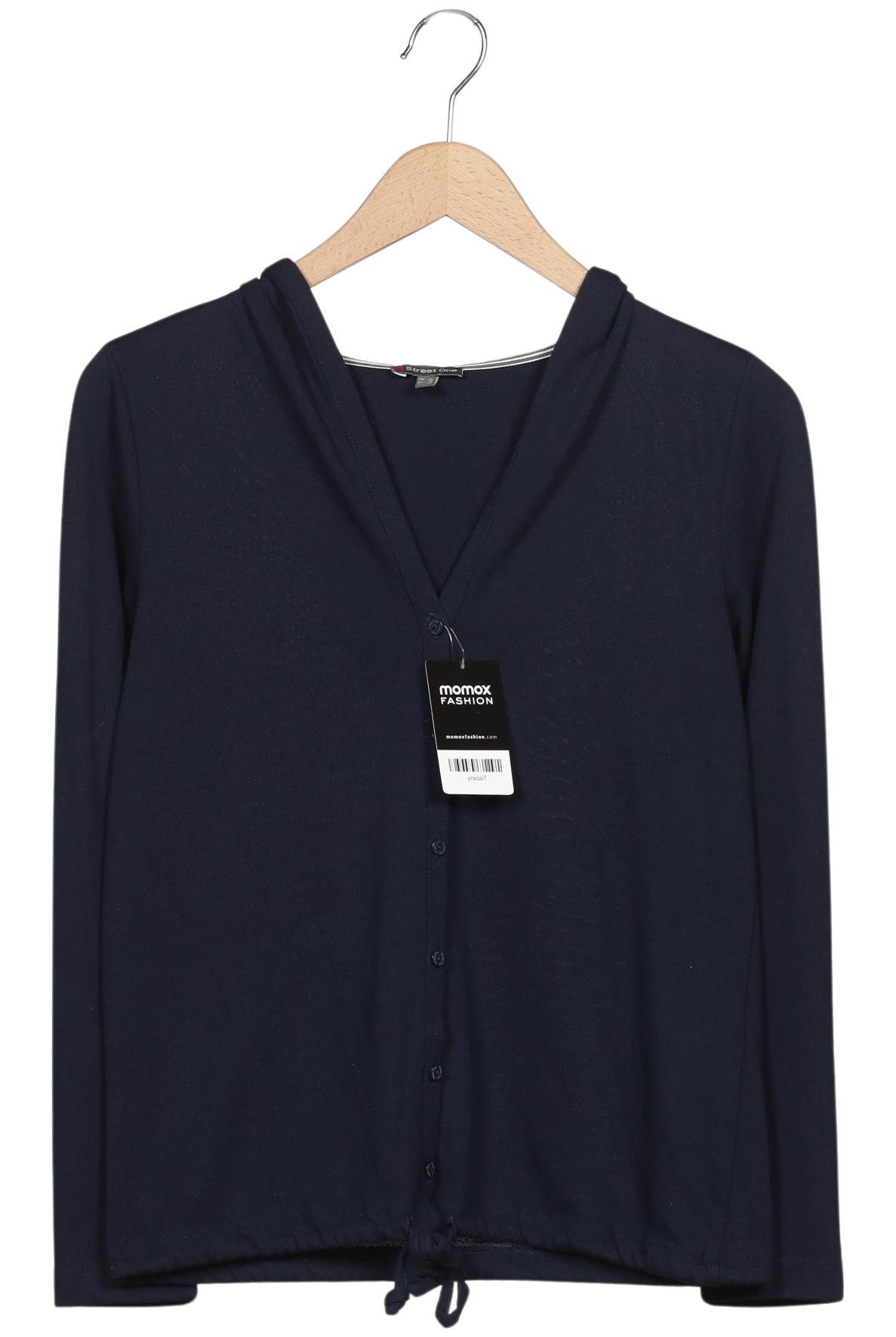 

Street One Damen Strickjacke, marineblau, Gr. 34