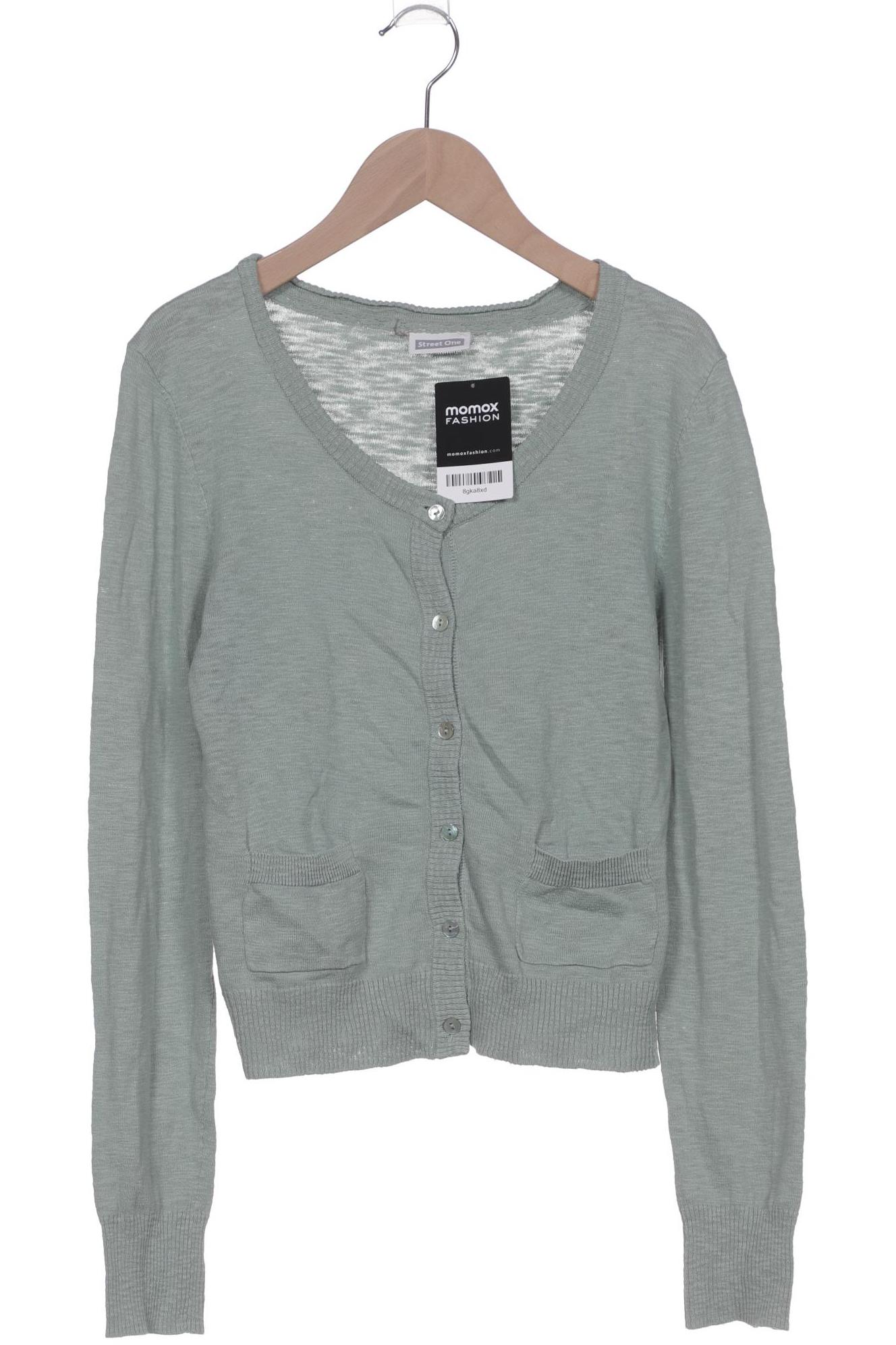 

Street One Damen Strickjacke, grün, Gr. 38