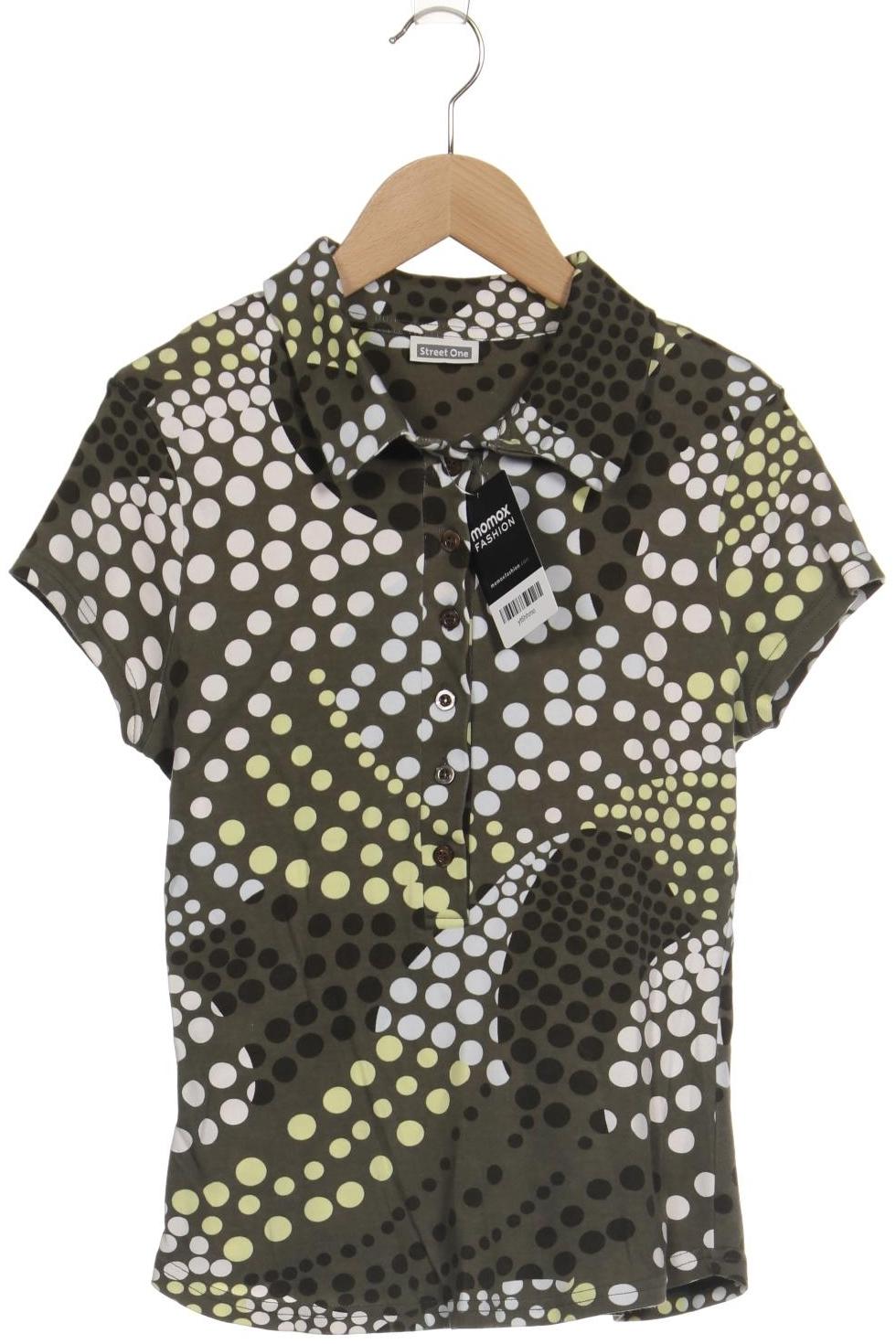 

Street One Damen Poloshirt, grün, Gr. 36