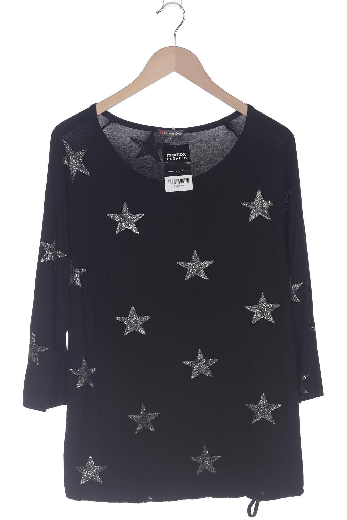 

Street One Damen Langarmshirt, schwarz, Gr. 42