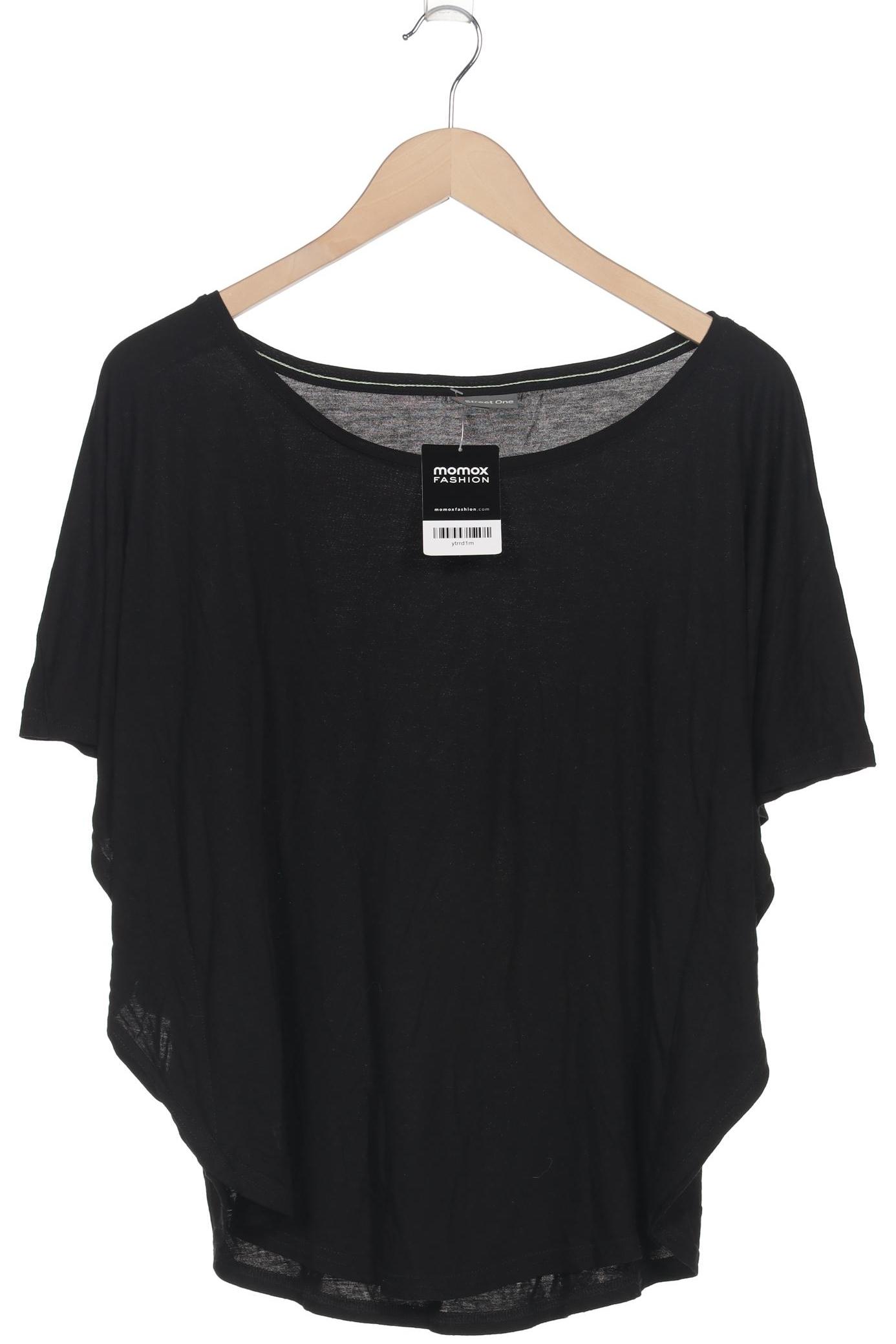 

Street One Damen T-Shirt, schwarz, Gr. 38