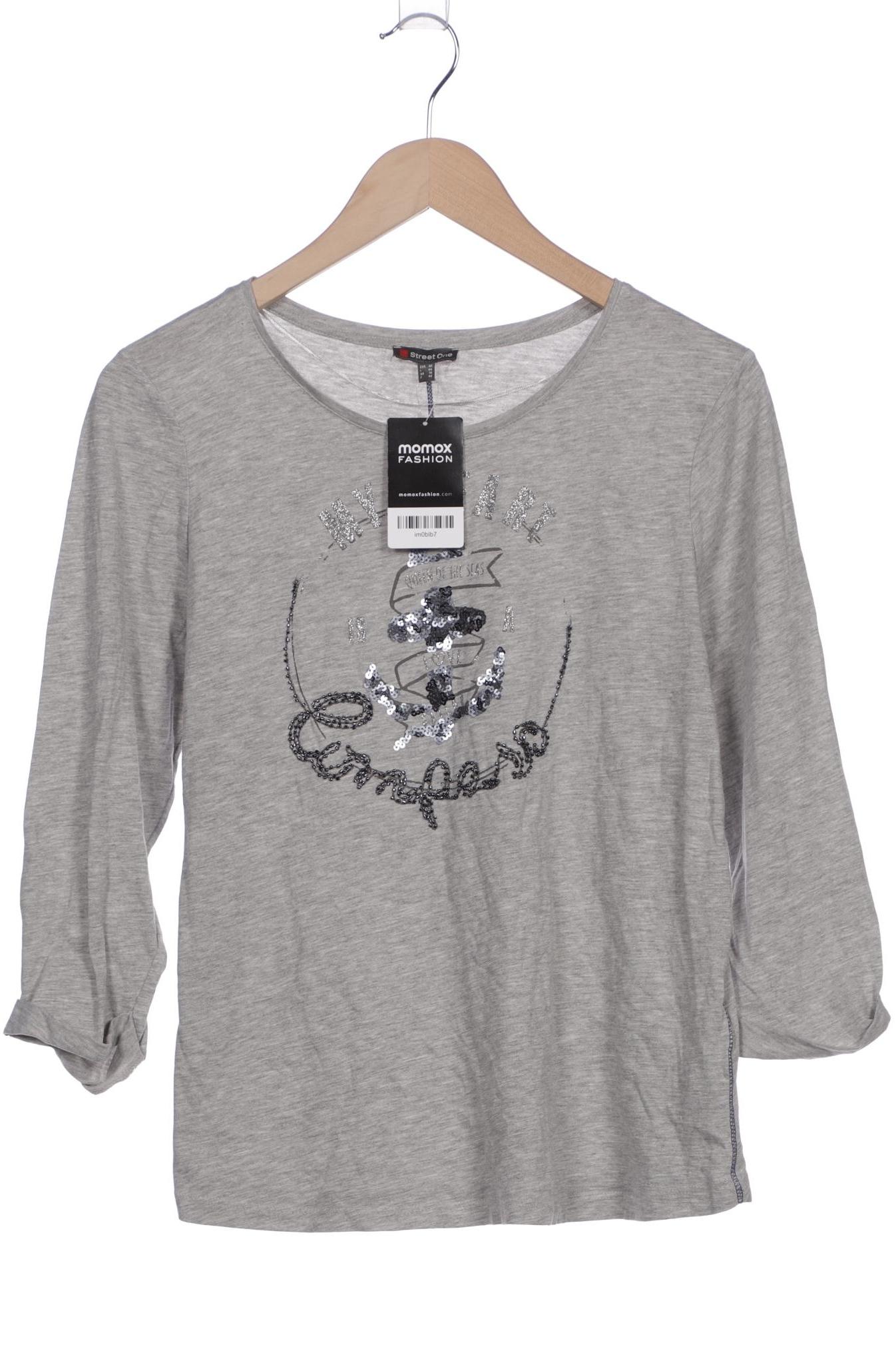 

Street One Damen Langarmshirt, grau, Gr. 40