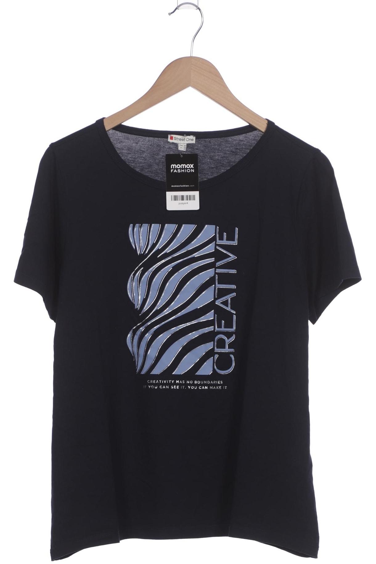 

Street One Damen T-Shirt, marineblau, Gr. 42