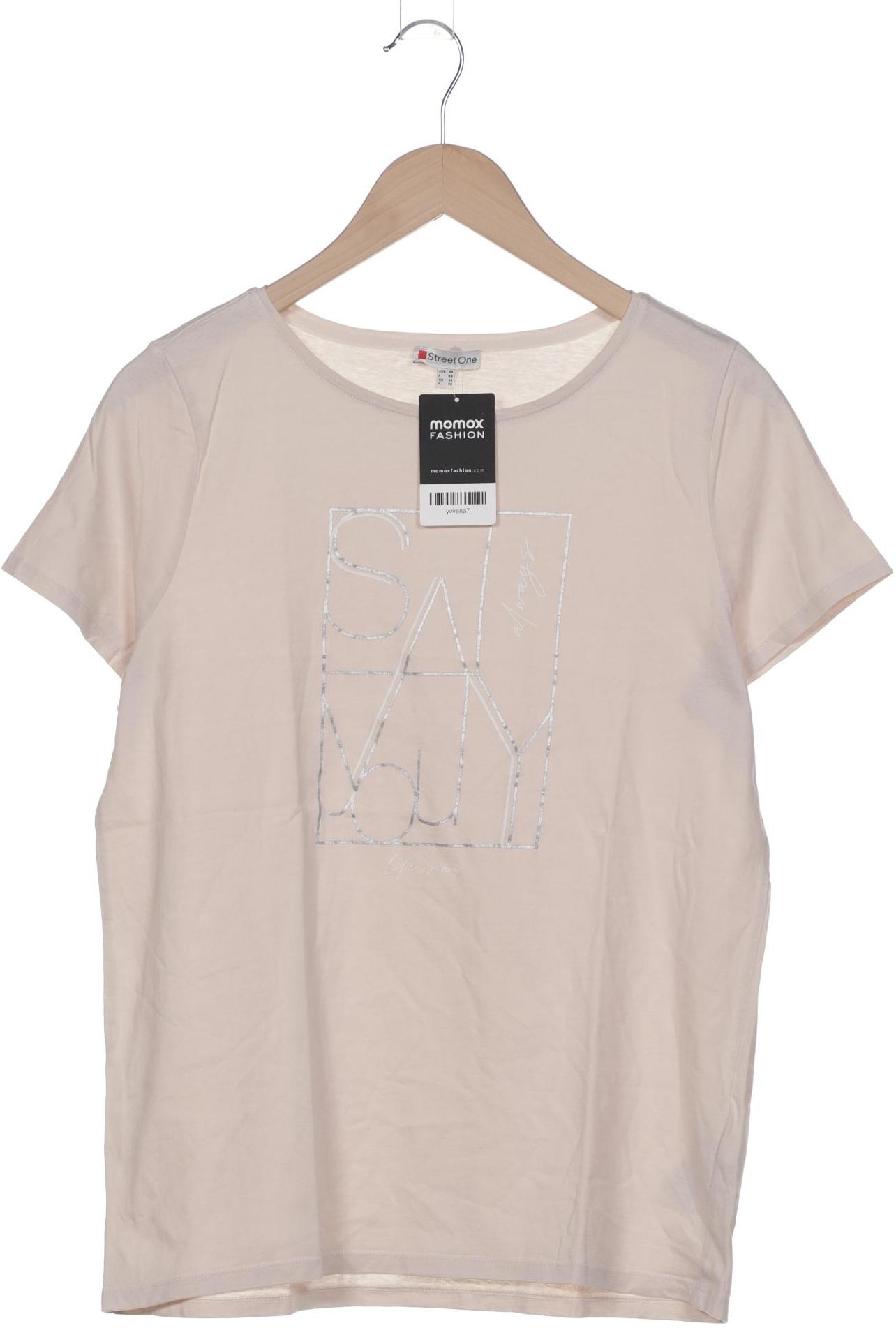 

Street One Damen T-Shirt, beige, Gr. 40