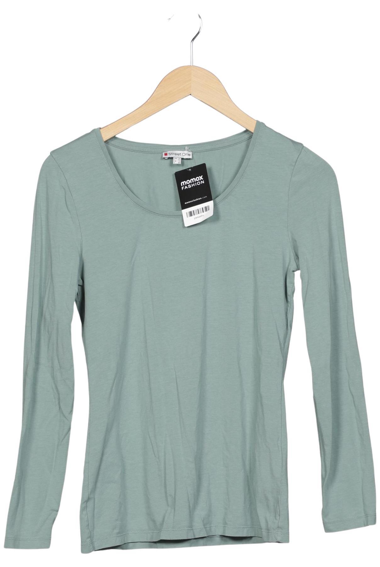 

Street One Damen Langarmshirt, hellgrün, Gr. 38